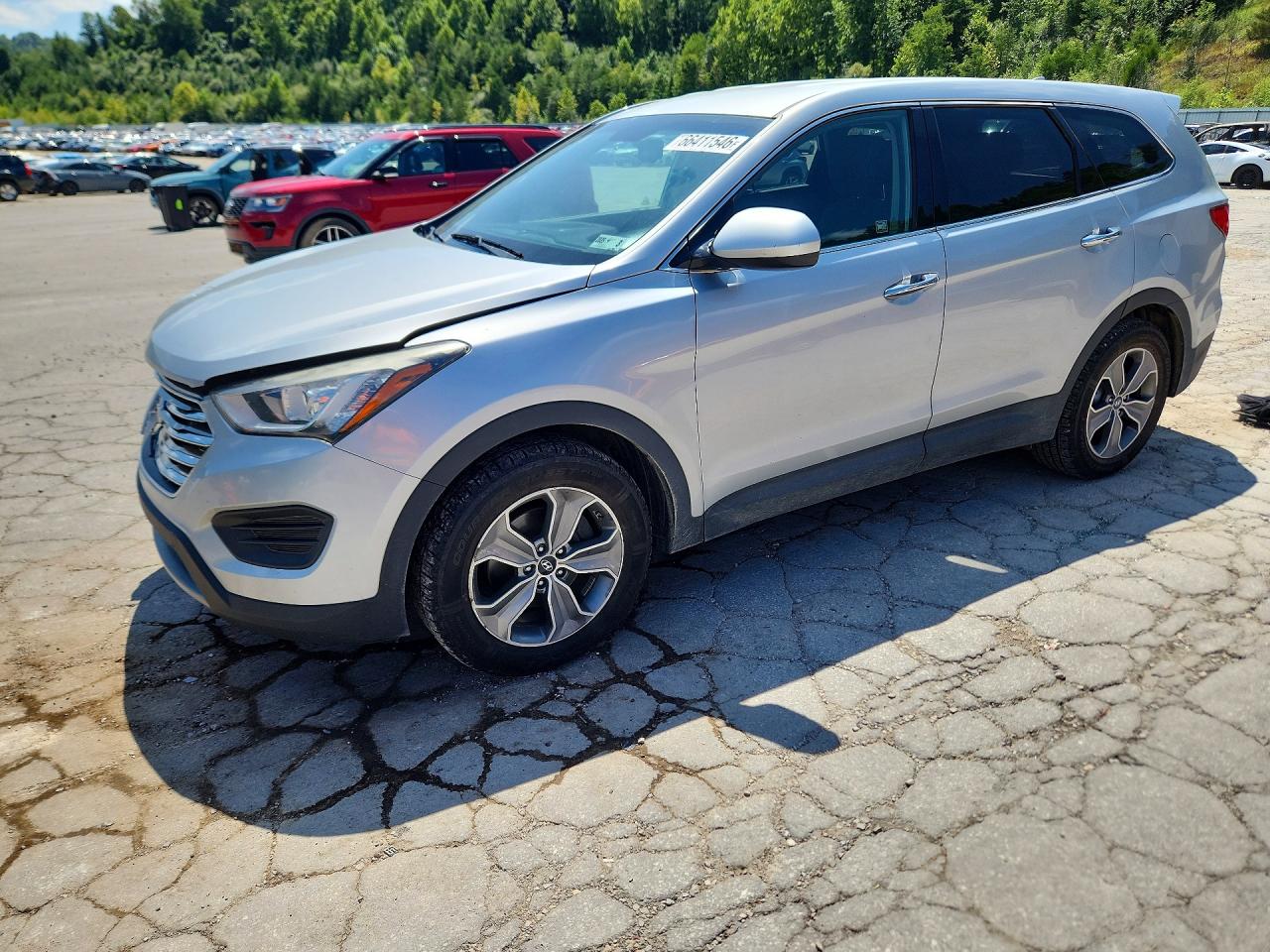 2013 Hyundai Santa Fe Gls Silver vin: KM8SMDHF5DU014600