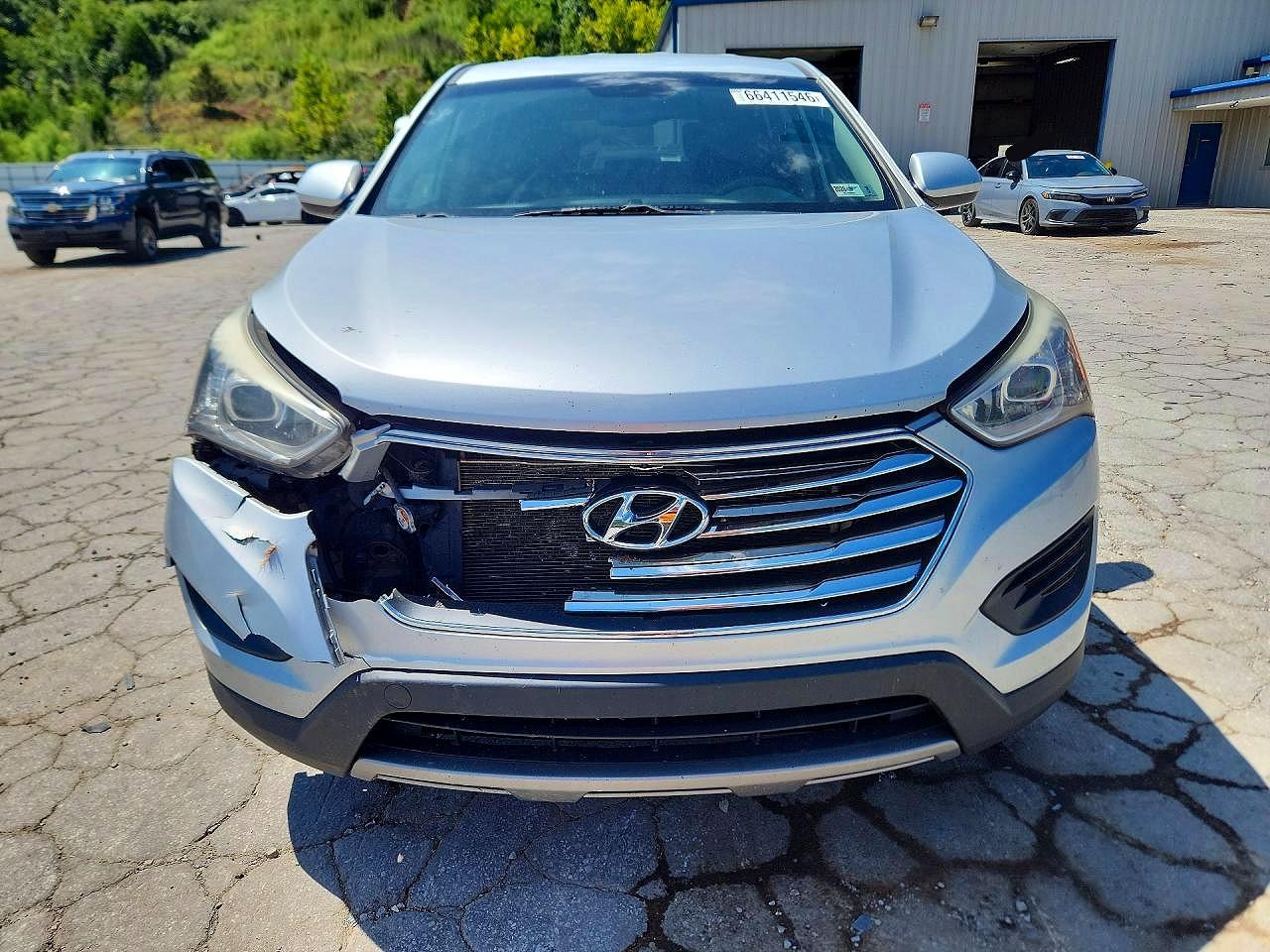 2013 Hyundai Santa Fe Gls Silver vin: KM8SMDHF5DU014600