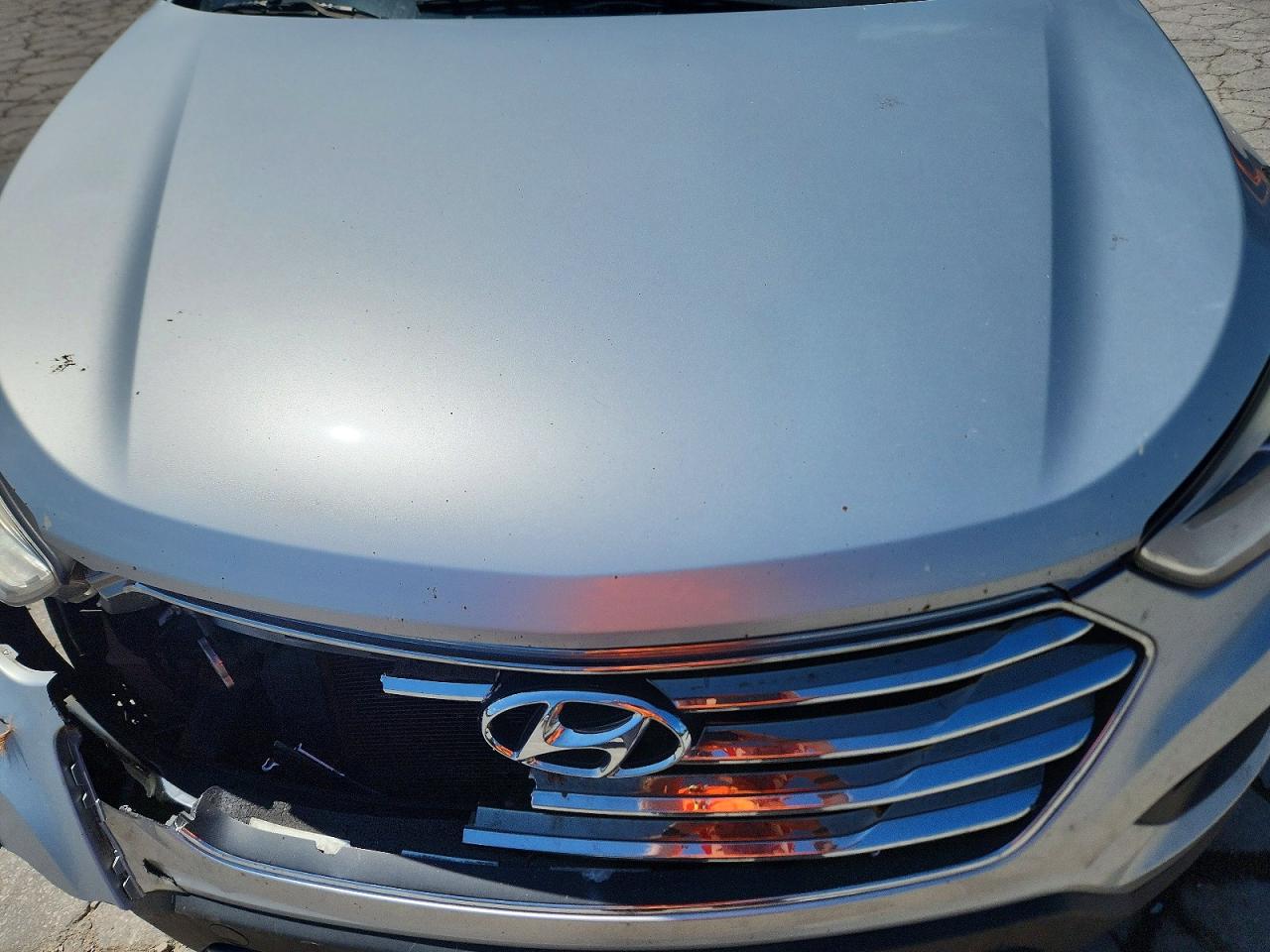 2013 Hyundai Santa Fe Gls Silver vin: KM8SMDHF5DU014600