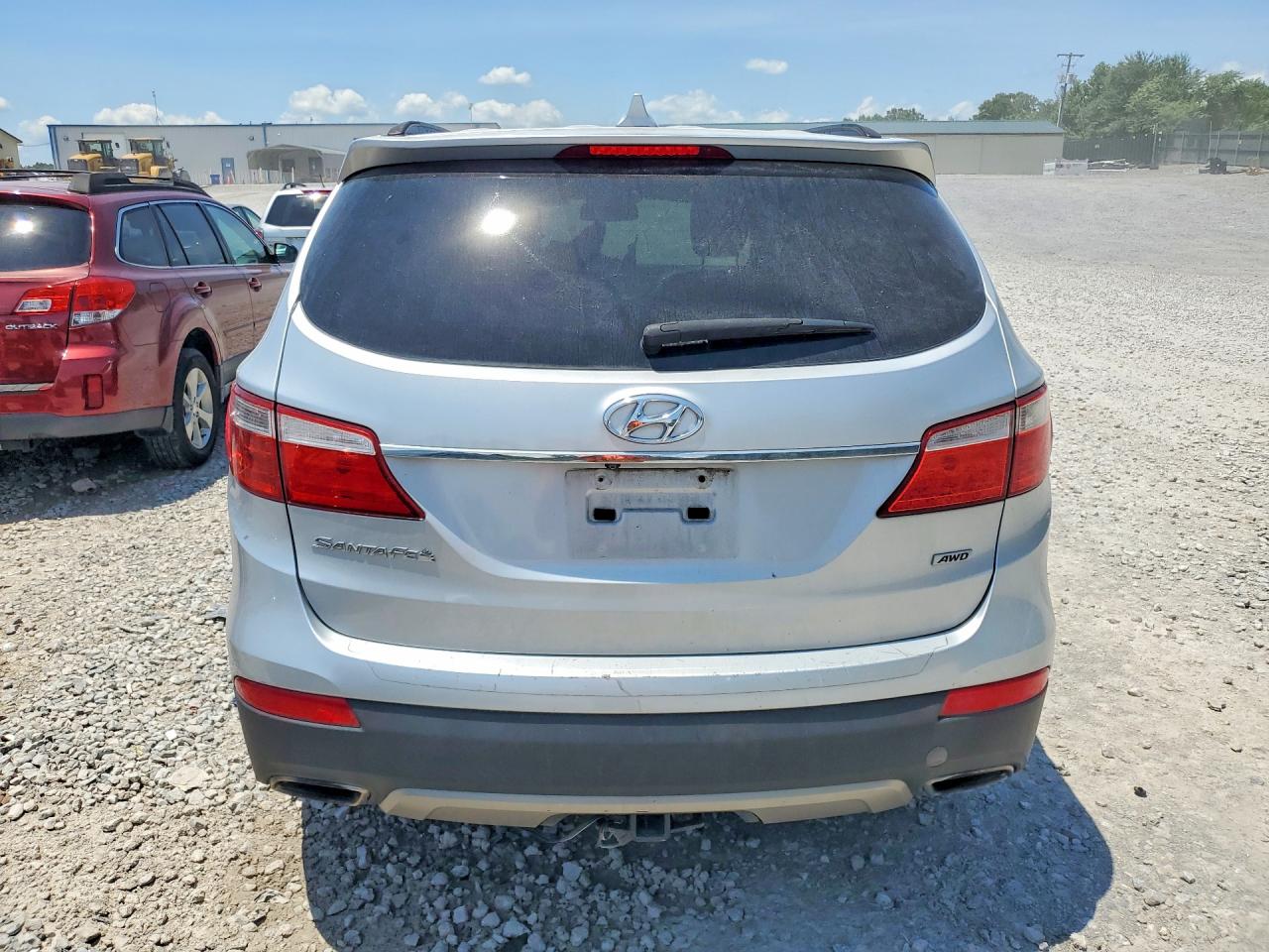 2016 Hyundai Santa Fe Se Silver vin: KM8SMDHF5GU147944