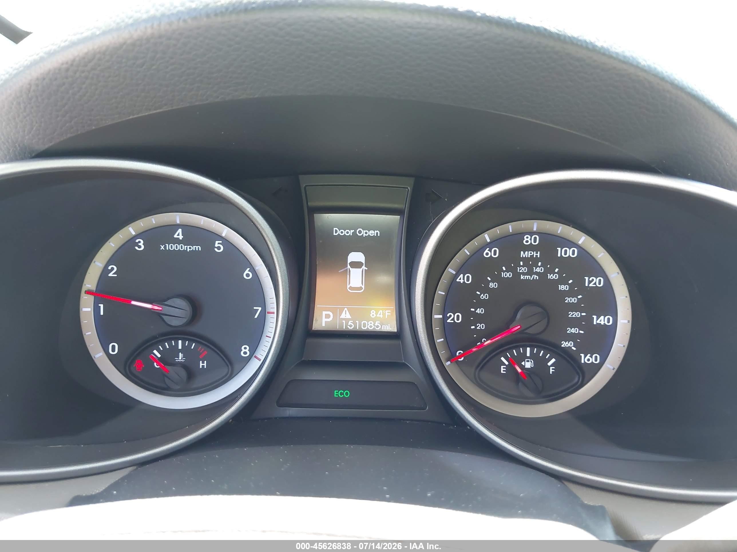 2014 Hyundai Santa Fe Gls Silver vin: KM8SMDHF6EU036333