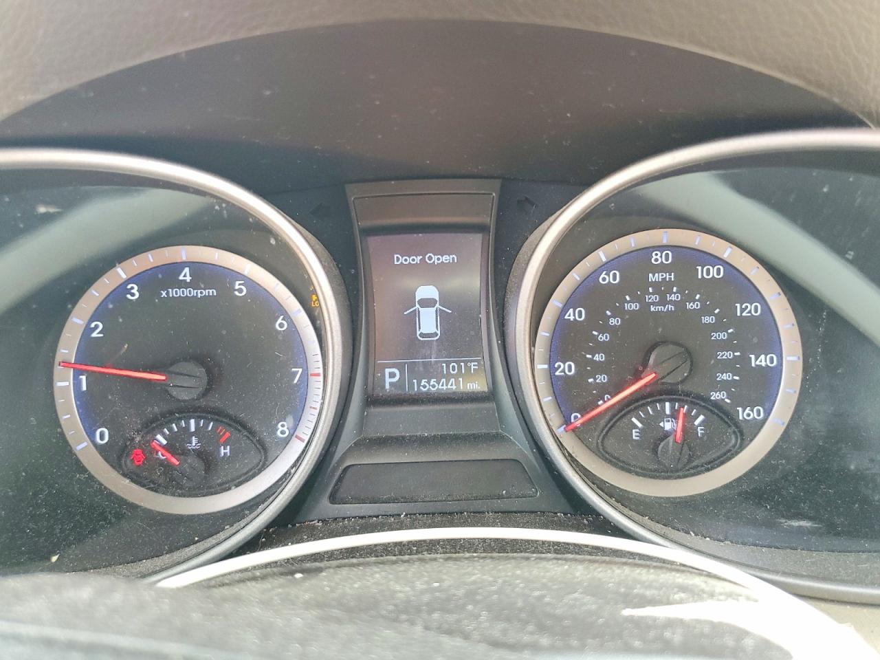 2015 Hyundai Santa Fe Gls Серый vin: KM8SMDHF7FU097501