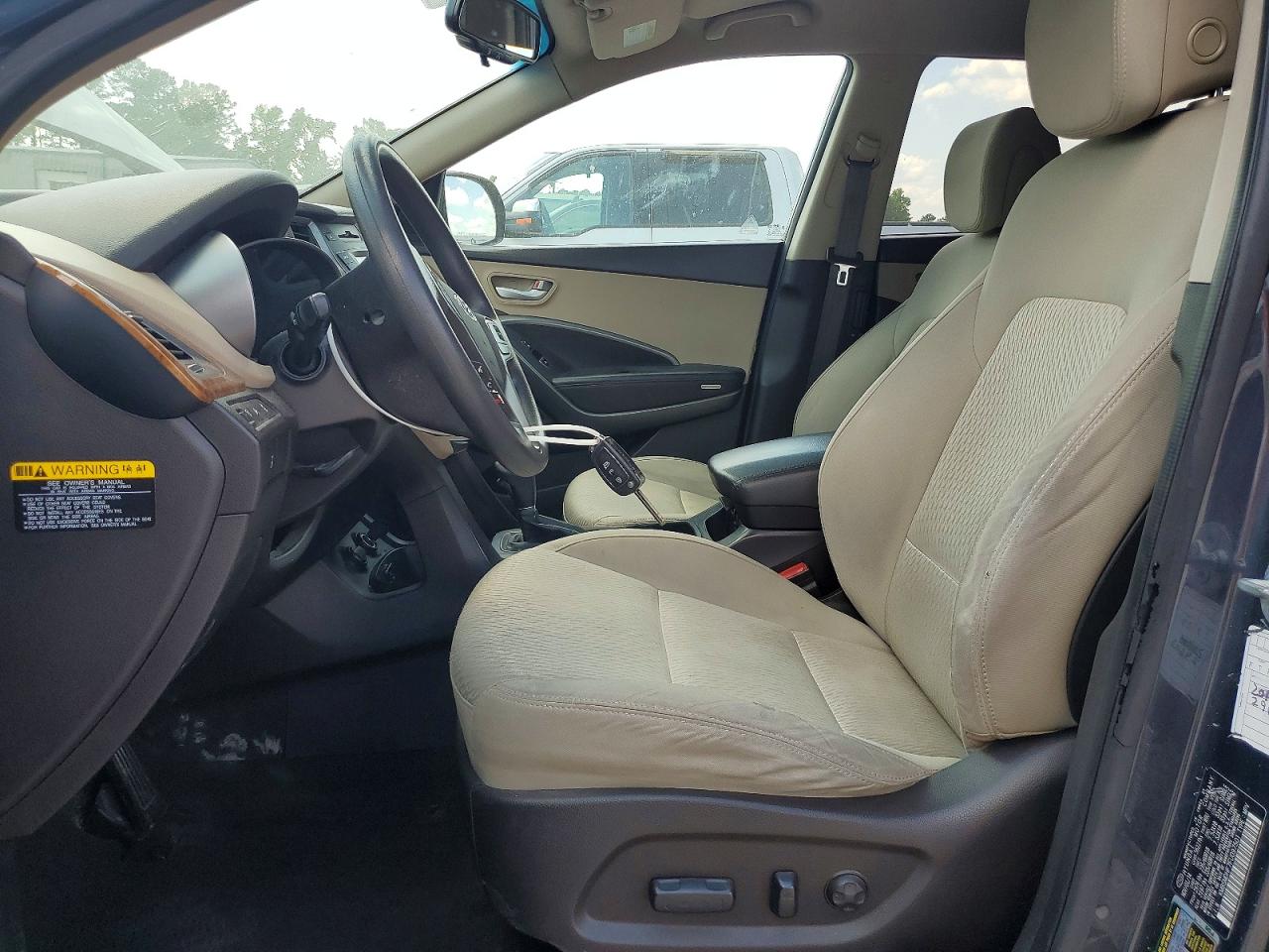 2015 Hyundai Santa Fe Gls Серый vin: KM8SMDHF7FU097501