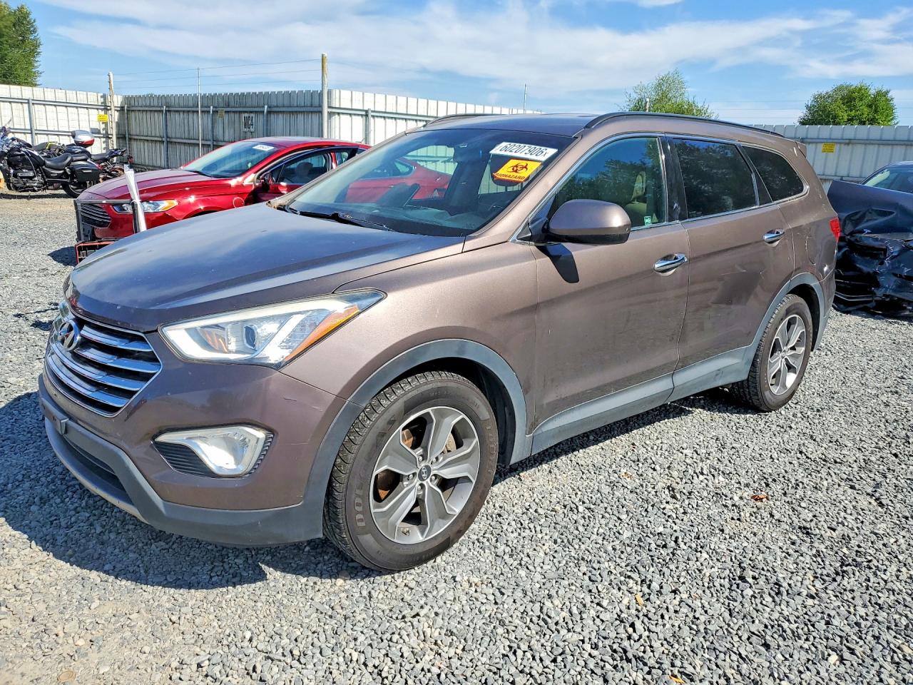 2015 Hyundai Santa Fe Gls Brown vin: KM8SMDHF8FU090265