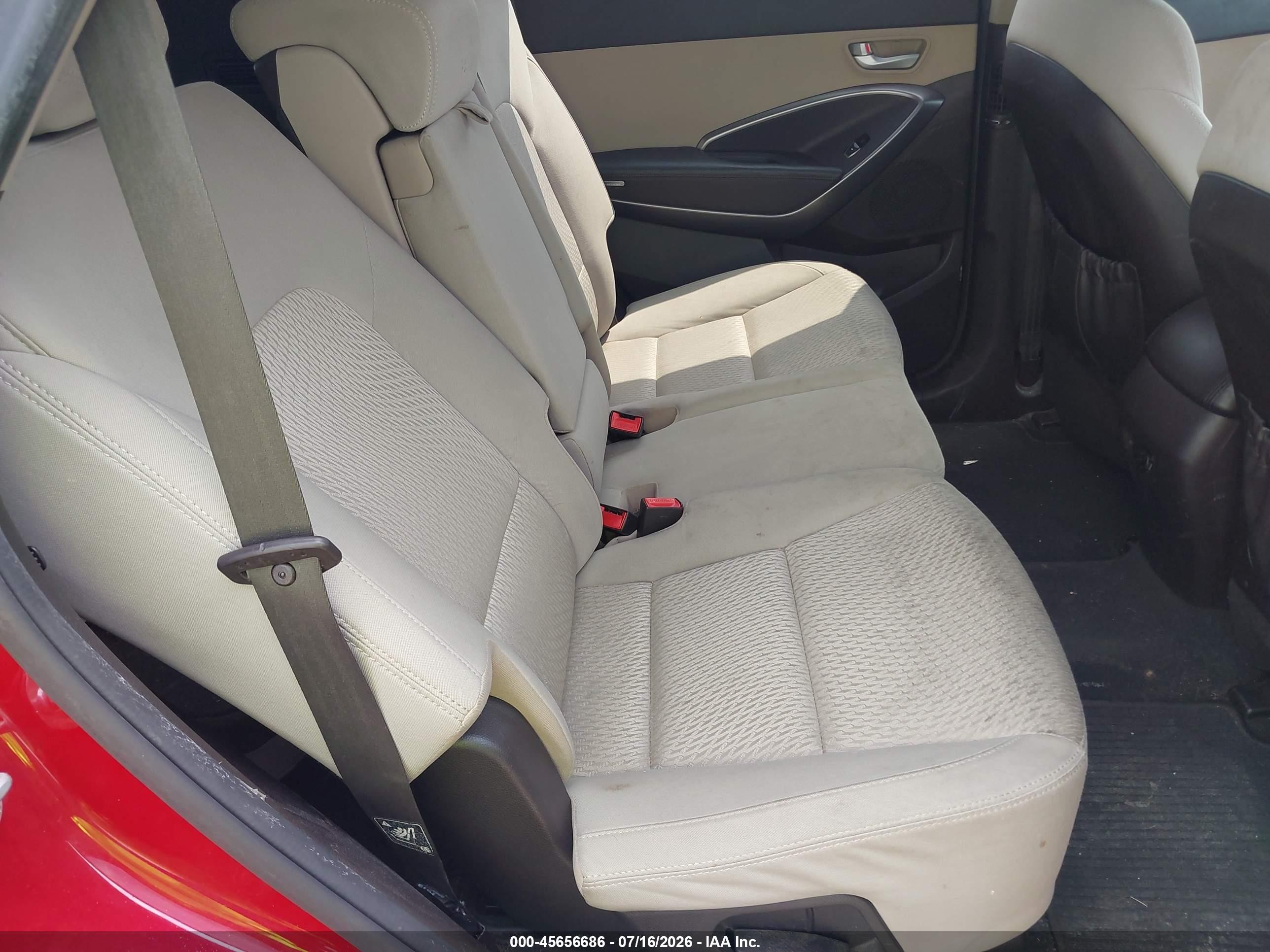 2013 Hyundai Santa Fe Gls Burgundy vin: KM8SMDHF9DU011036