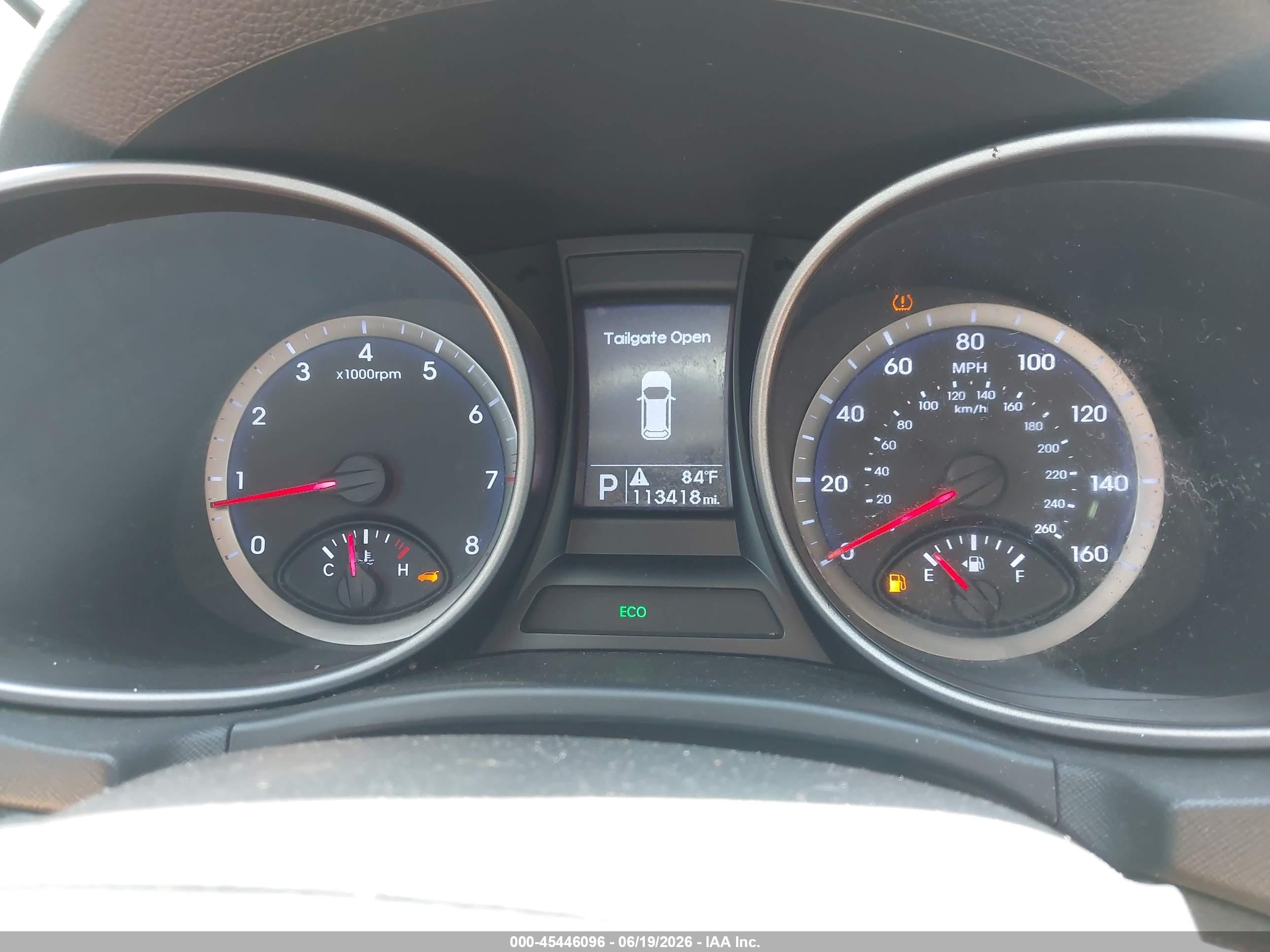 2013 Hyundai Santa Fe Gls Белый vin: KM8SMDHF9DU033439