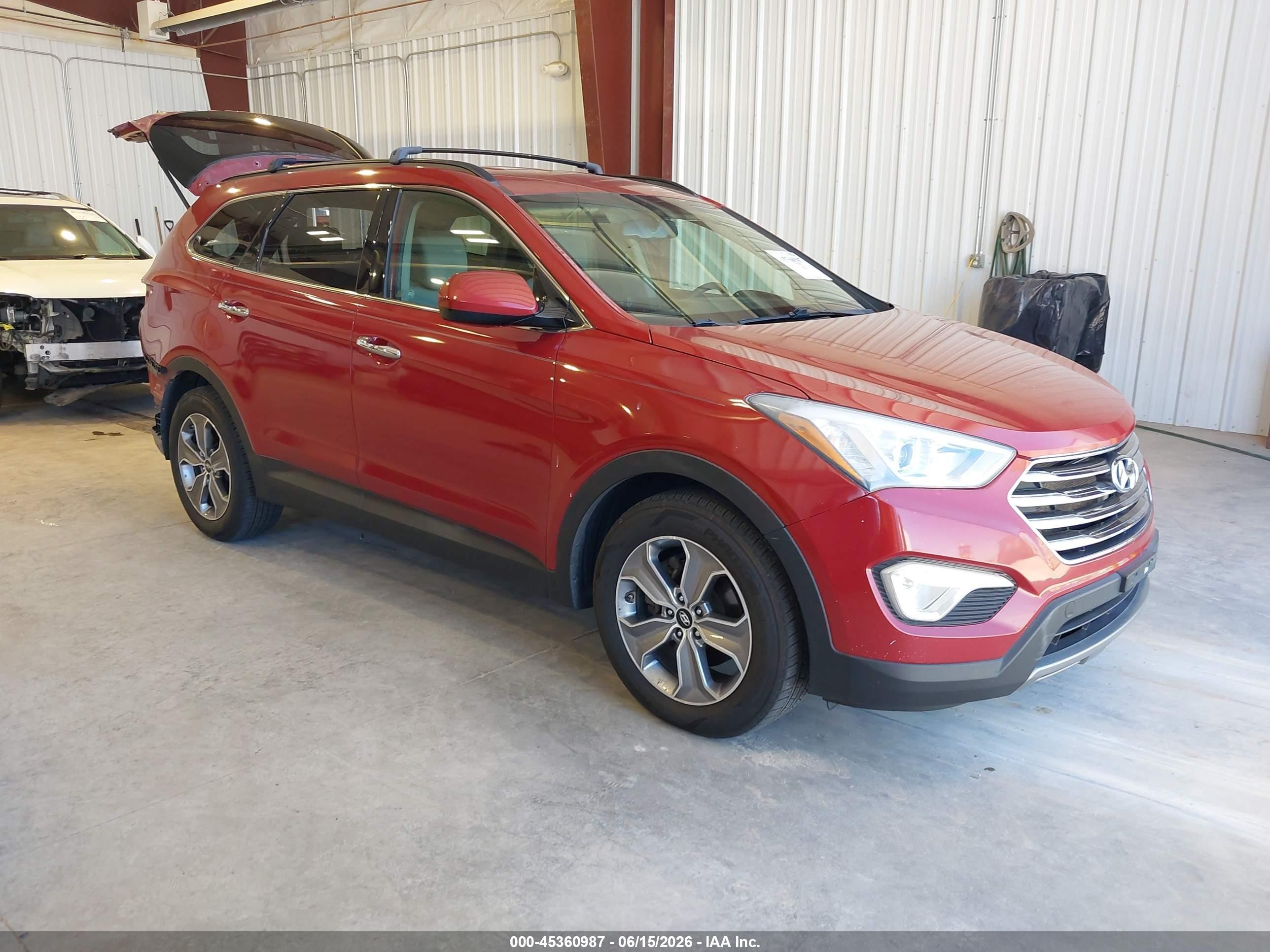 2014 Hyundai Santa Fe Gls Maroon vin: KM8SMDHF9EU044359