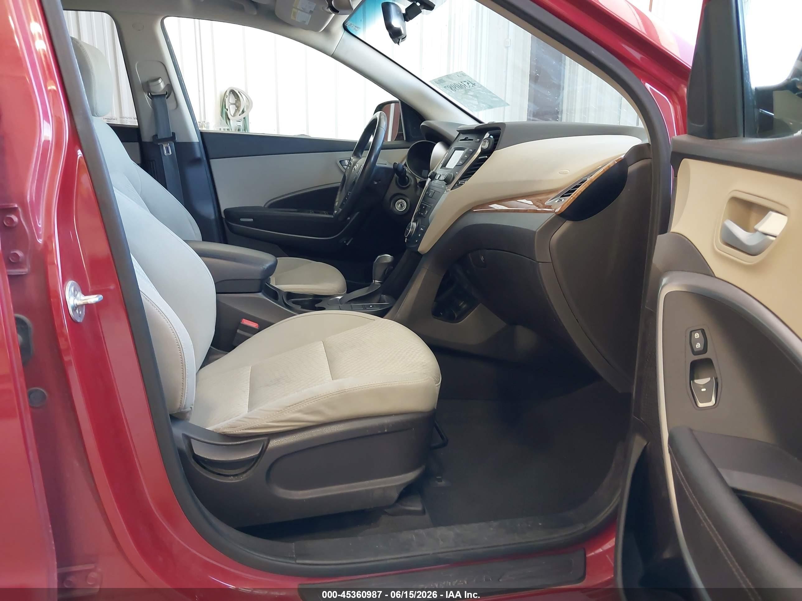 2014 Hyundai Santa Fe Gls Maroon vin: KM8SMDHF9EU044359