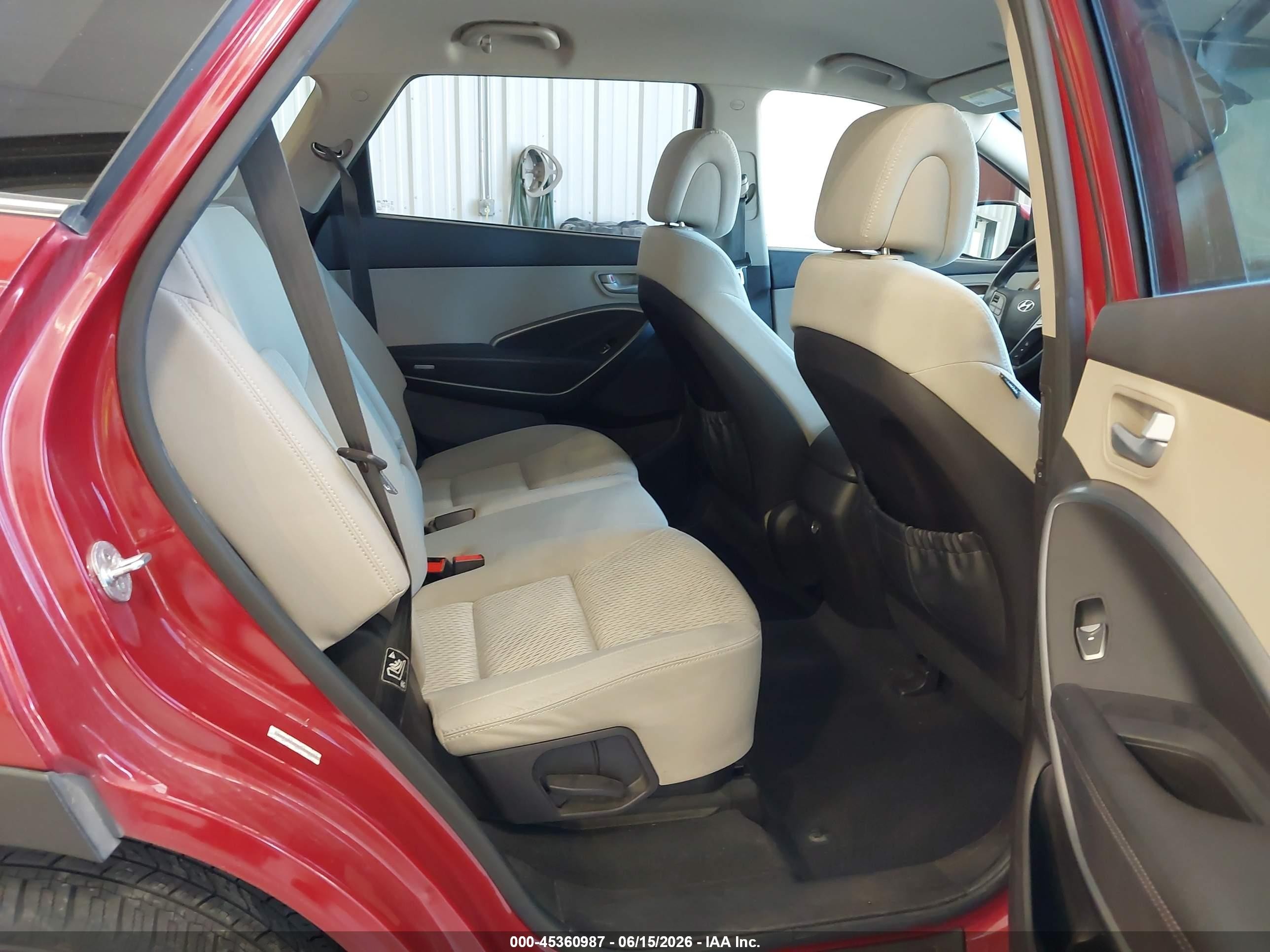 2014 Hyundai Santa Fe Gls Maroon vin: KM8SMDHF9EU044359