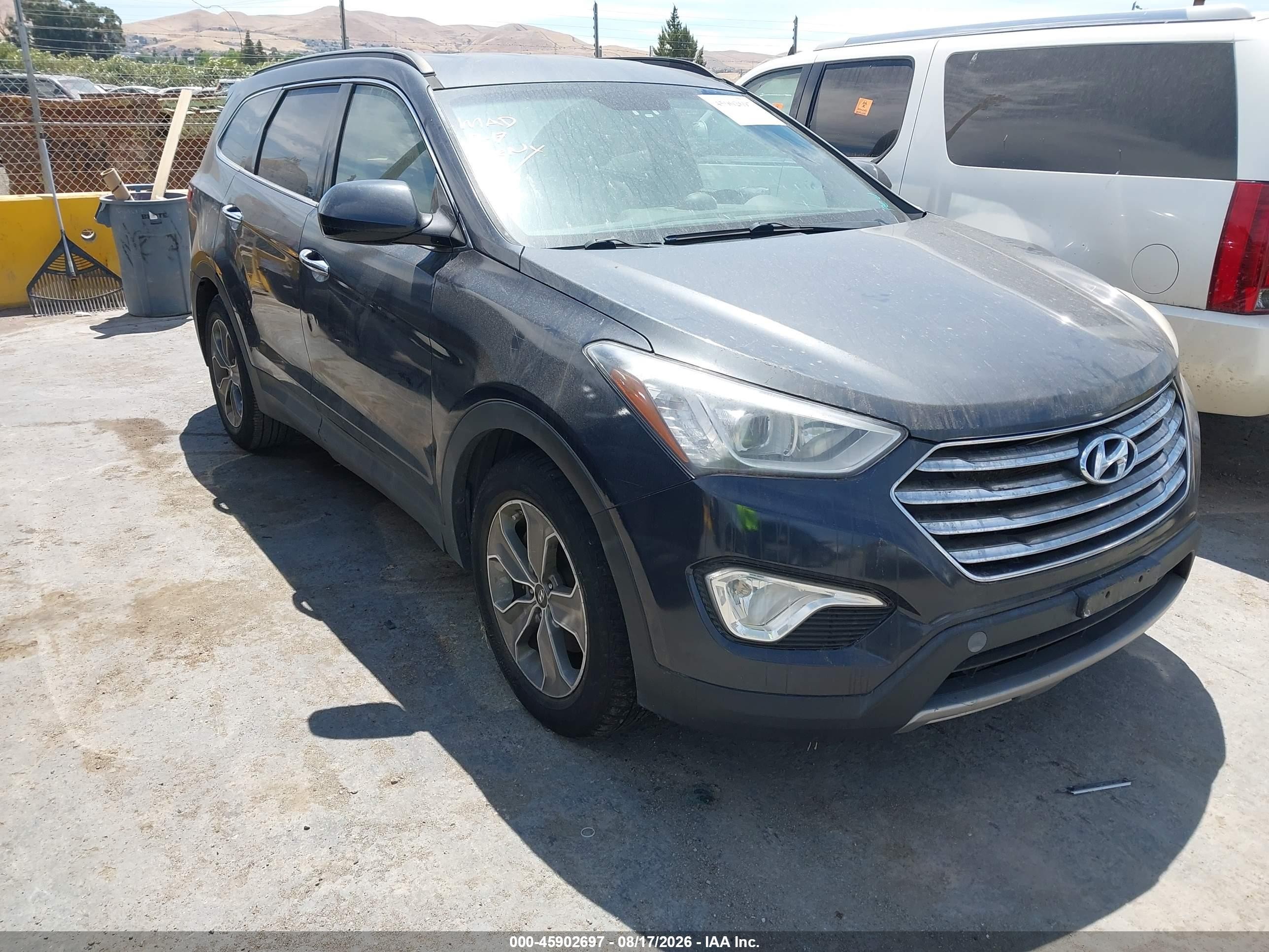 2015 Hyundai Santa Fe Gls Gray vin: KM8SMDHF9FU103430