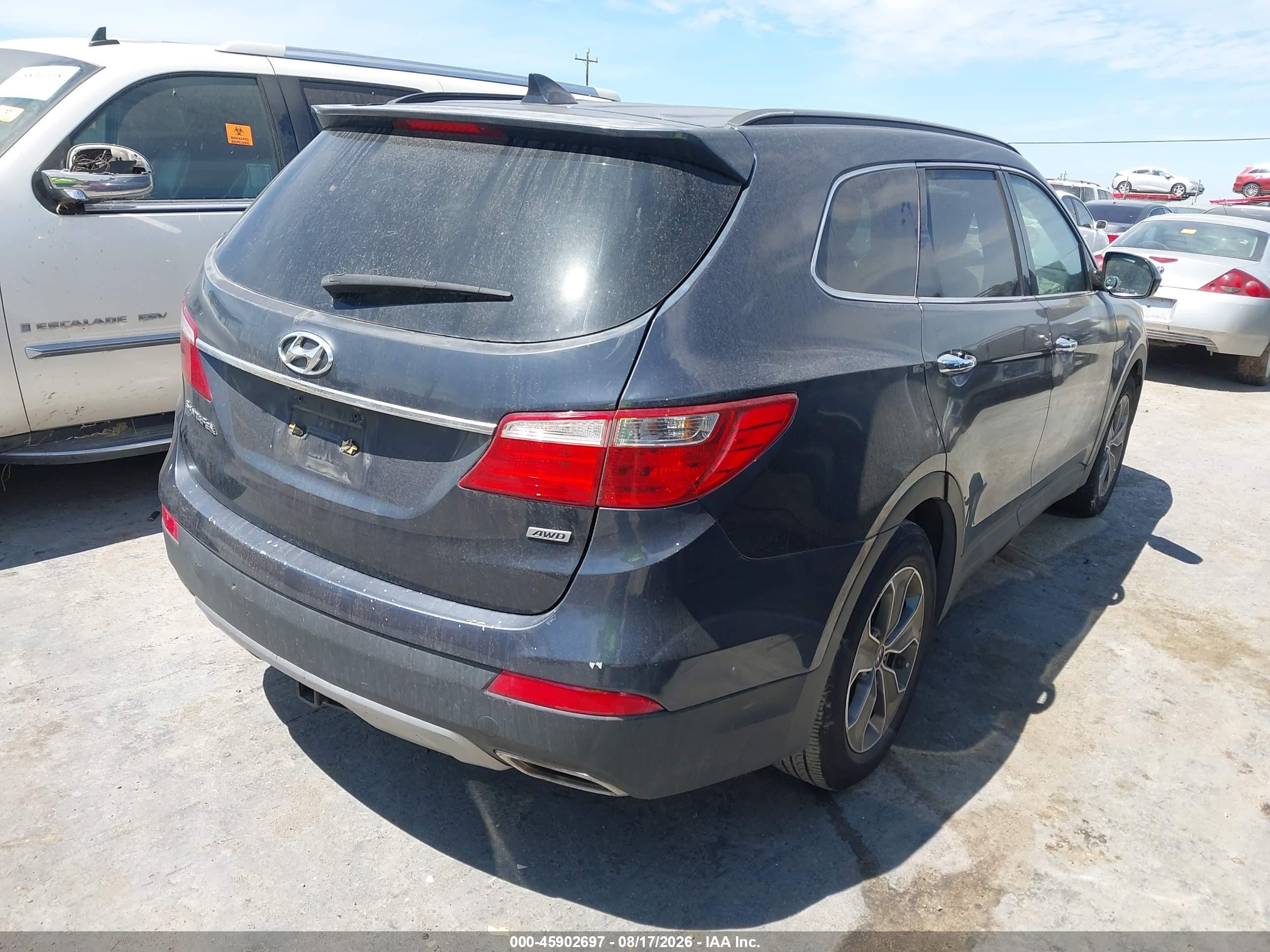 2015 Hyundai Santa Fe Gls Gray vin: KM8SMDHF9FU103430