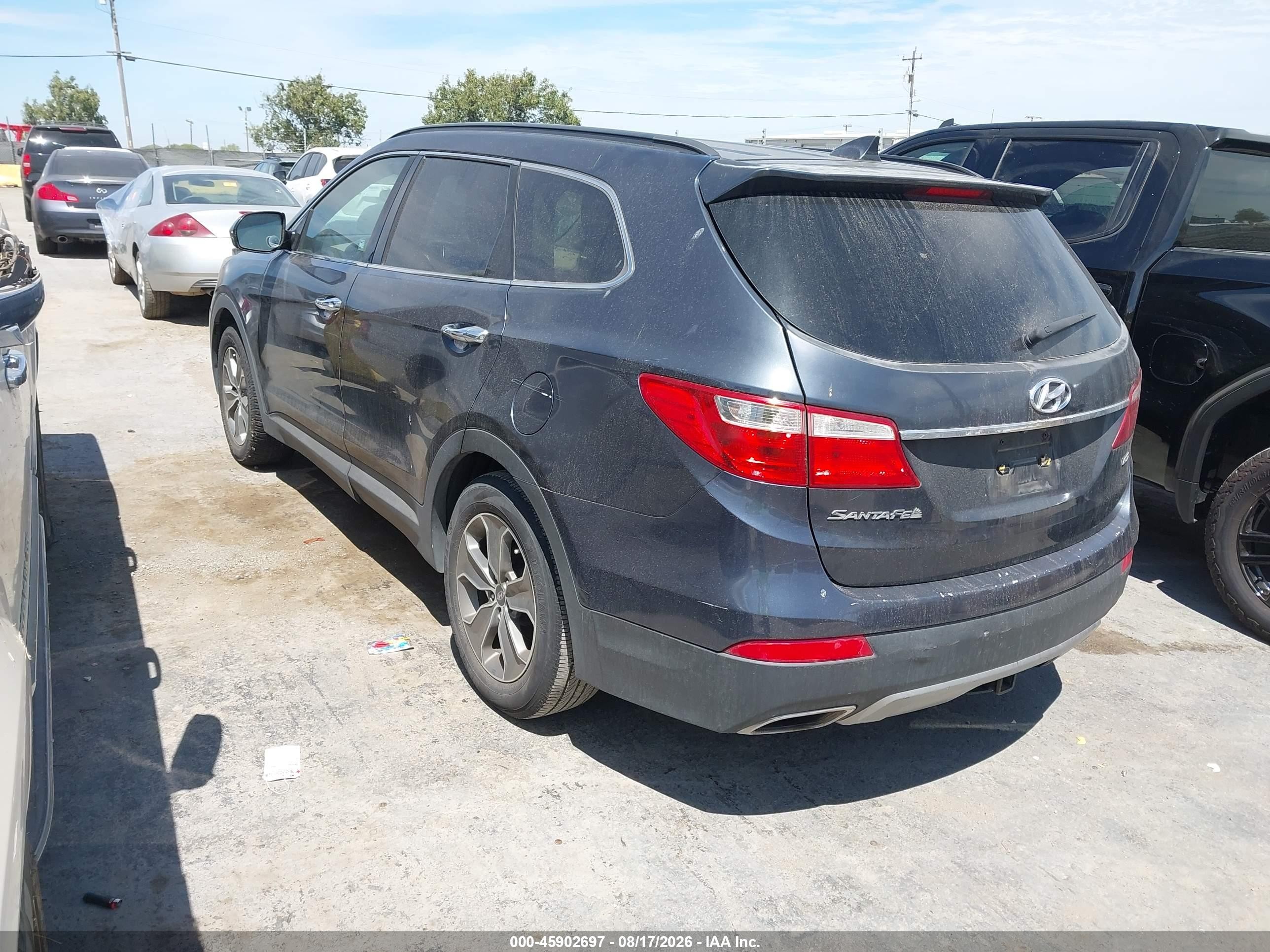 2015 Hyundai Santa Fe Gls Gray vin: KM8SMDHF9FU103430