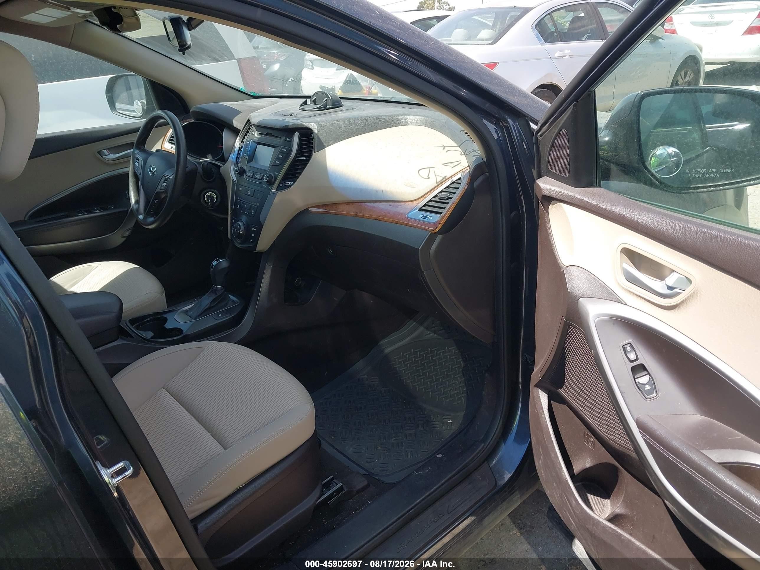 2015 Hyundai Santa Fe Gls Gray vin: KM8SMDHF9FU103430