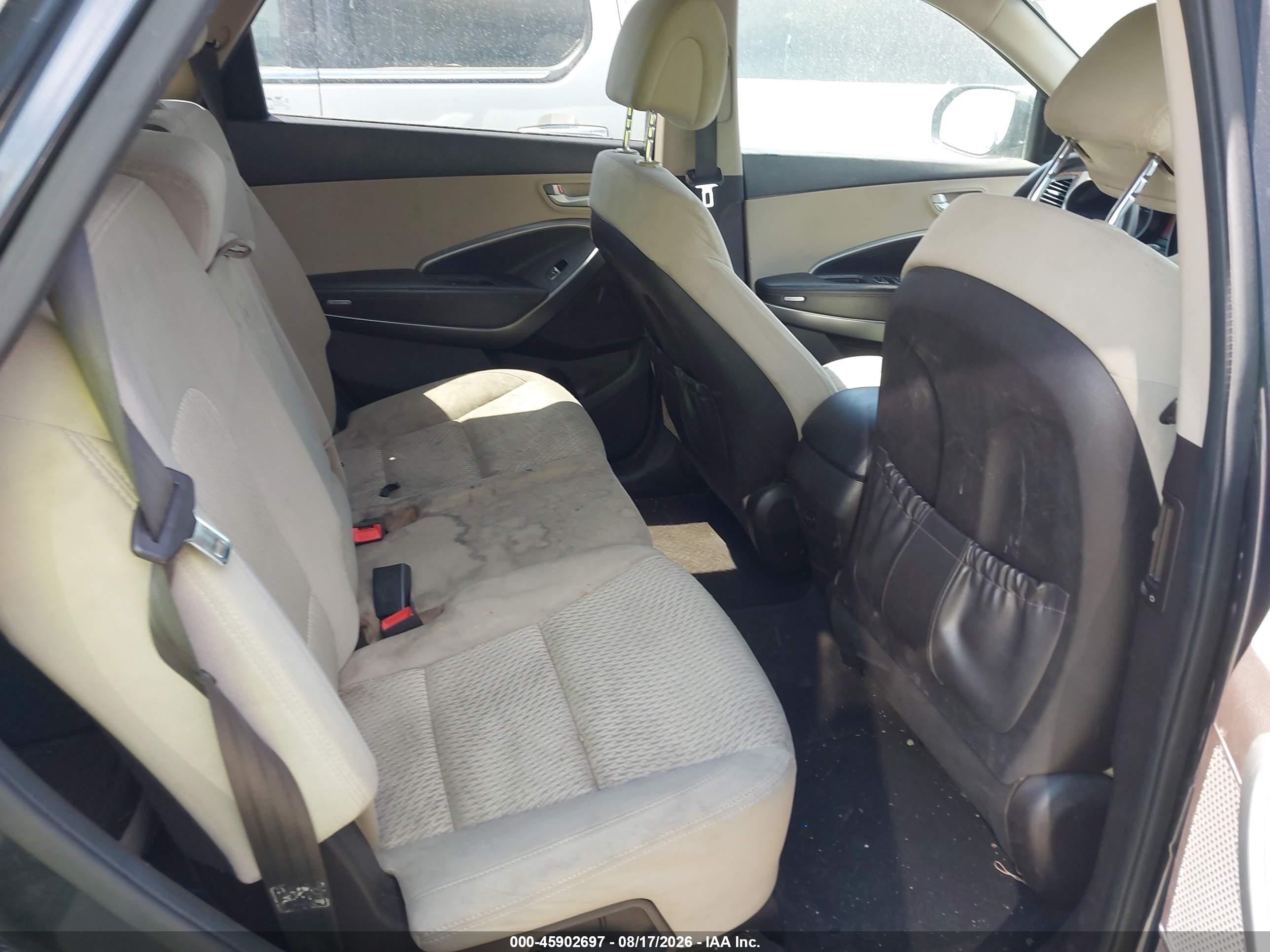 2015 Hyundai Santa Fe Gls Gray vin: KM8SMDHF9FU103430