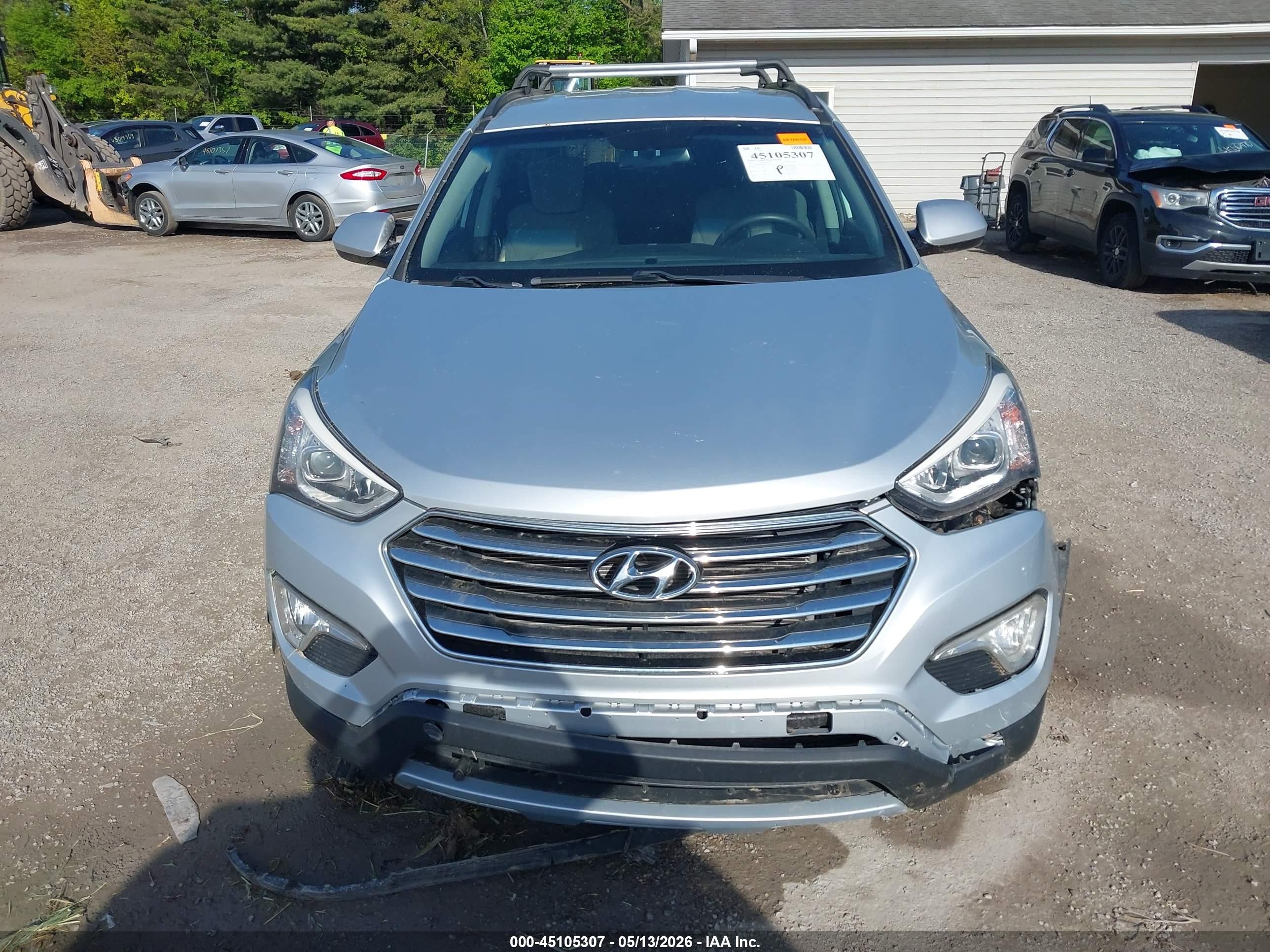 2015 Hyundai Santa Fe Gls Silver vin: KM8SMDHF9FU113374