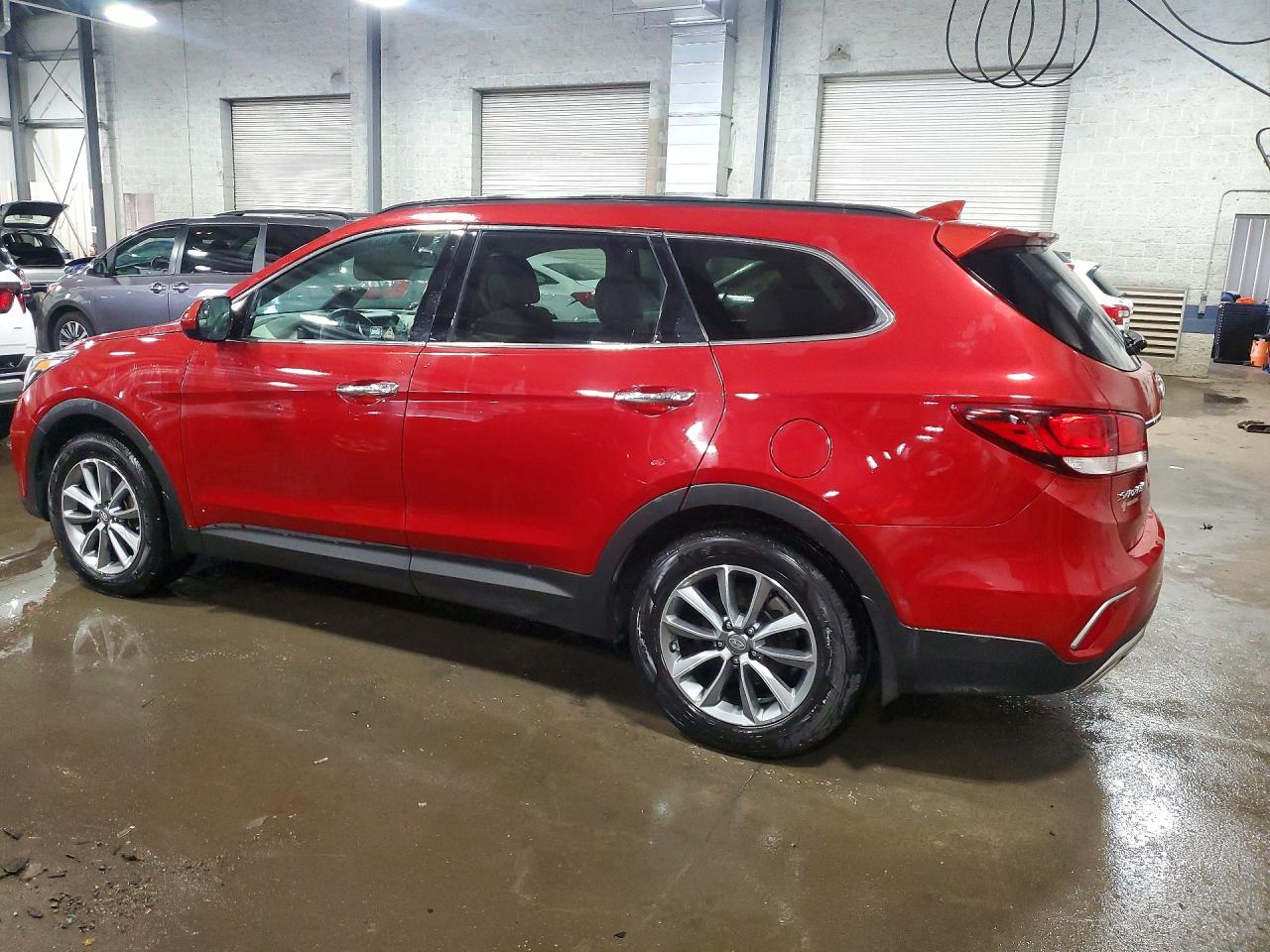 2018 Hyundai Santa Fe Se Красный vin: KM8SMDHF9JU263963