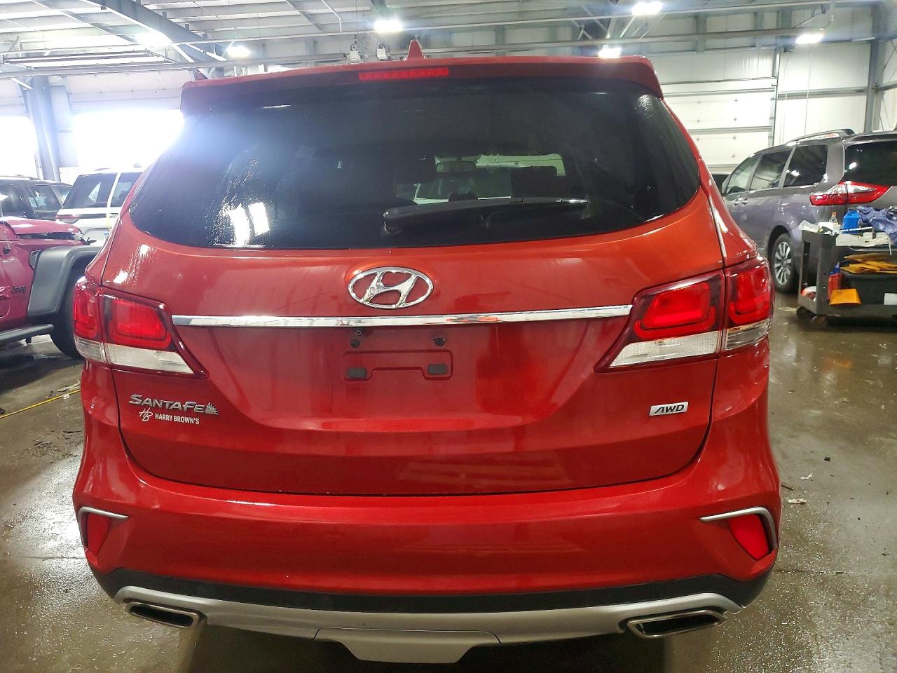 2018 Hyundai Santa Fe Se Красный vin: KM8SMDHF9JU263963