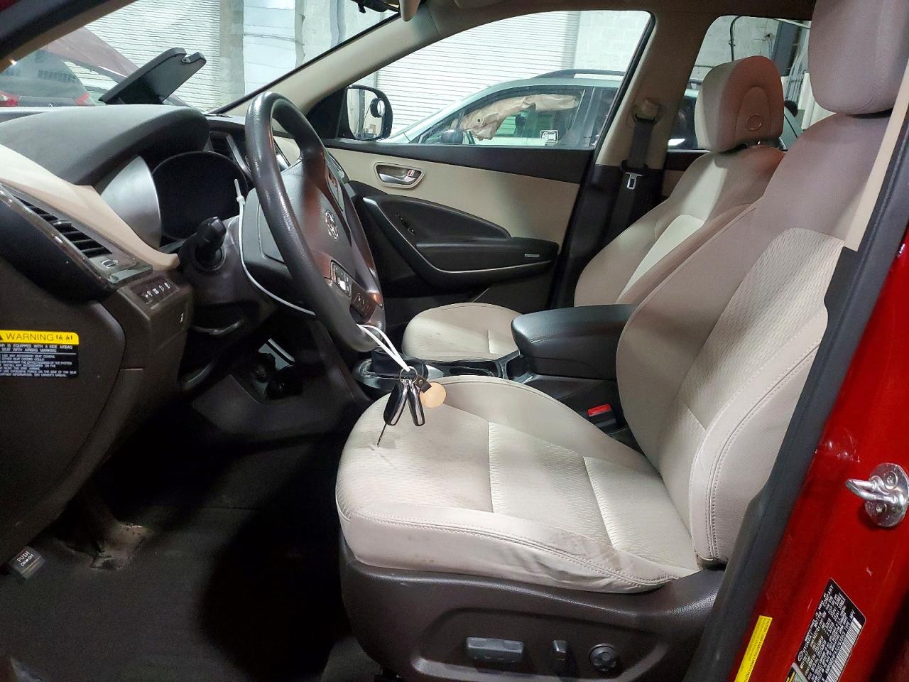 2018 Hyundai Santa Fe Se Красный vin: KM8SMDHF9JU263963