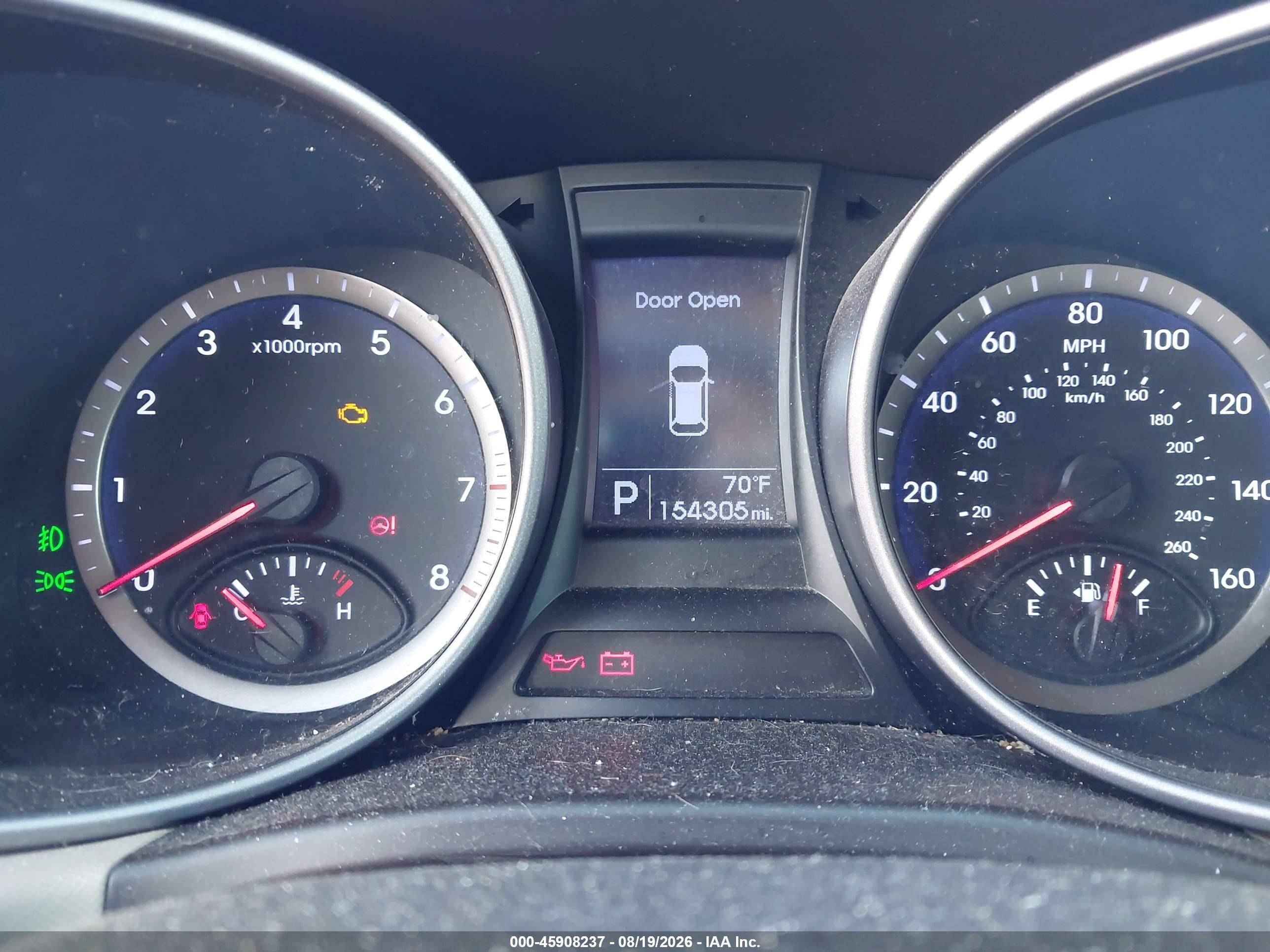 2014 Hyundai Santa Fe Gls Red vin: KM8SMDHFXEU048002
