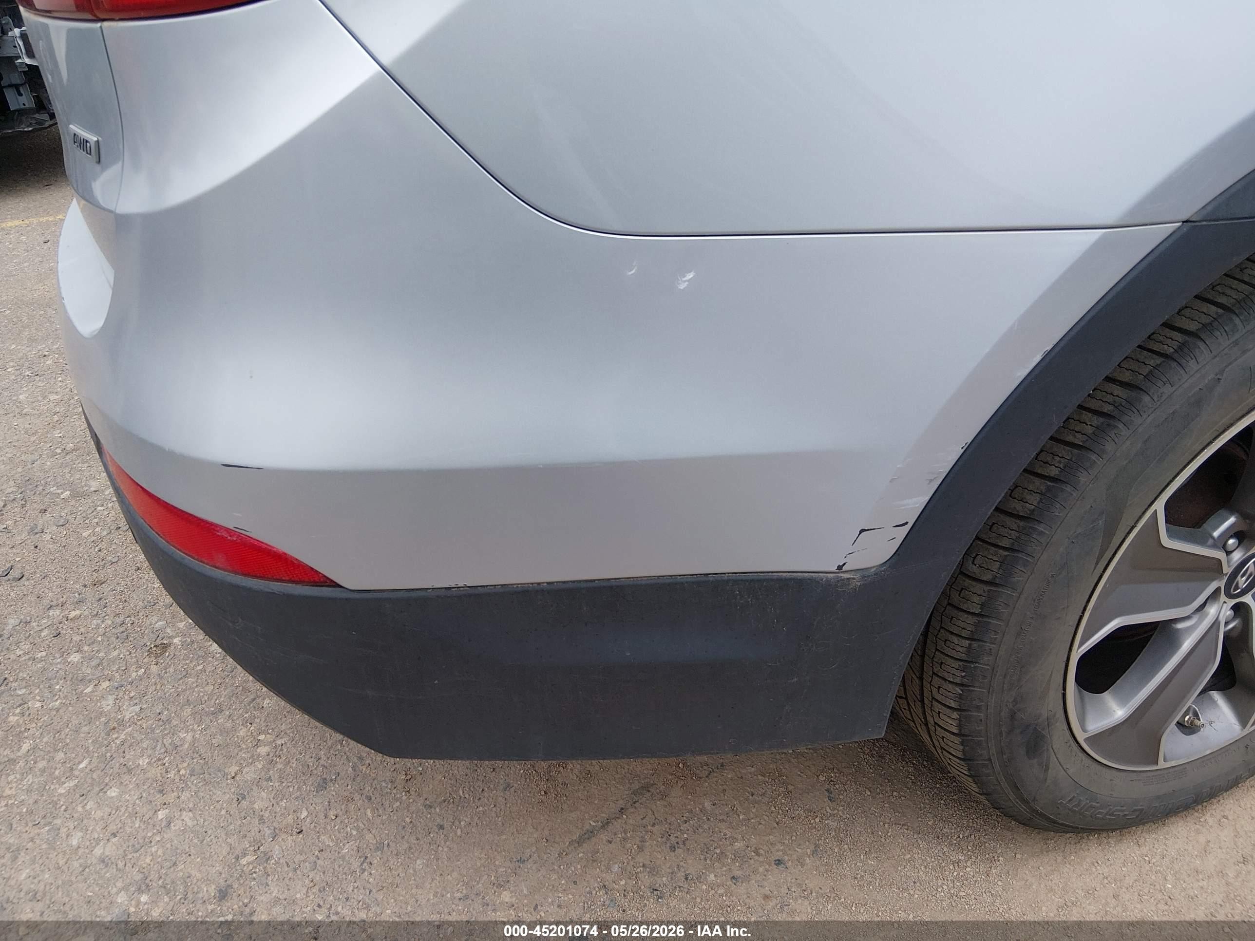 2015 Hyundai Santa Fe Gls Silver vin: KM8SMDHFXFU101623