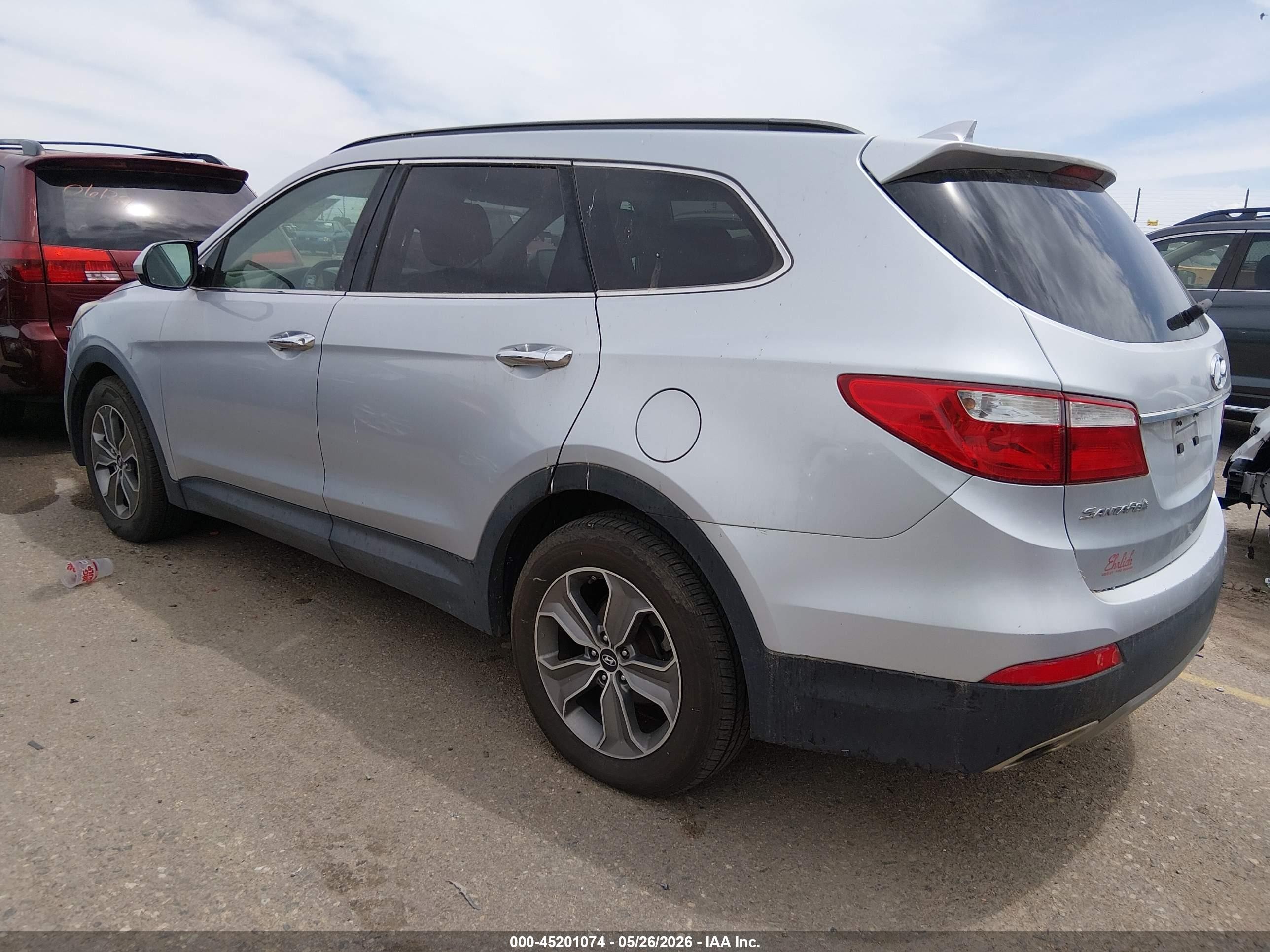 2015 Hyundai Santa Fe Gls Silver vin: KM8SMDHFXFU101623
