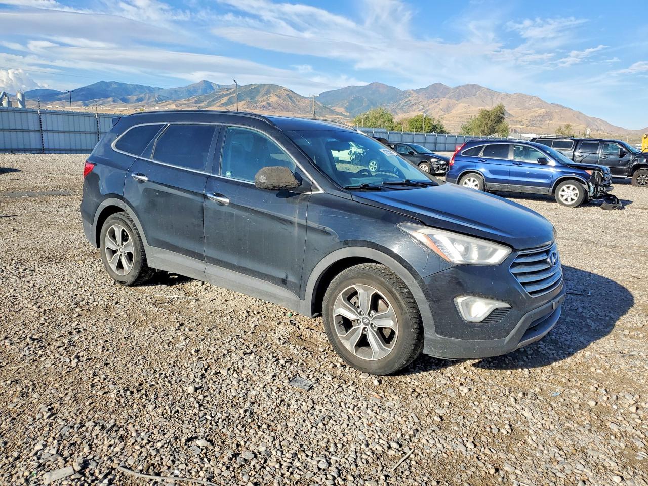 2015 Hyundai Santa Fe Gl Black vin: KM8SMDHFXFU126635