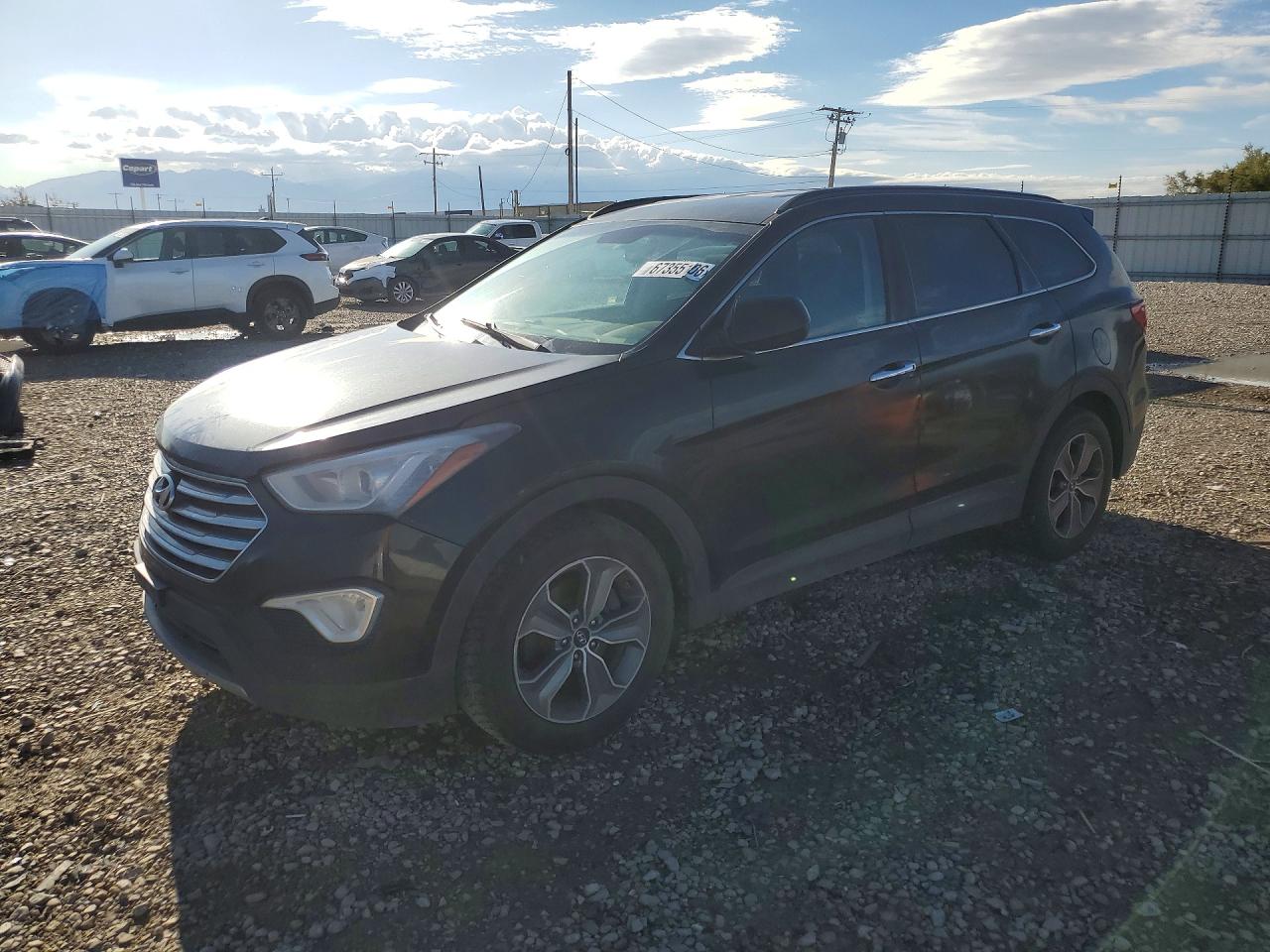2015 Hyundai Santa Fe Gl Black vin: KM8SMDHFXFU126635