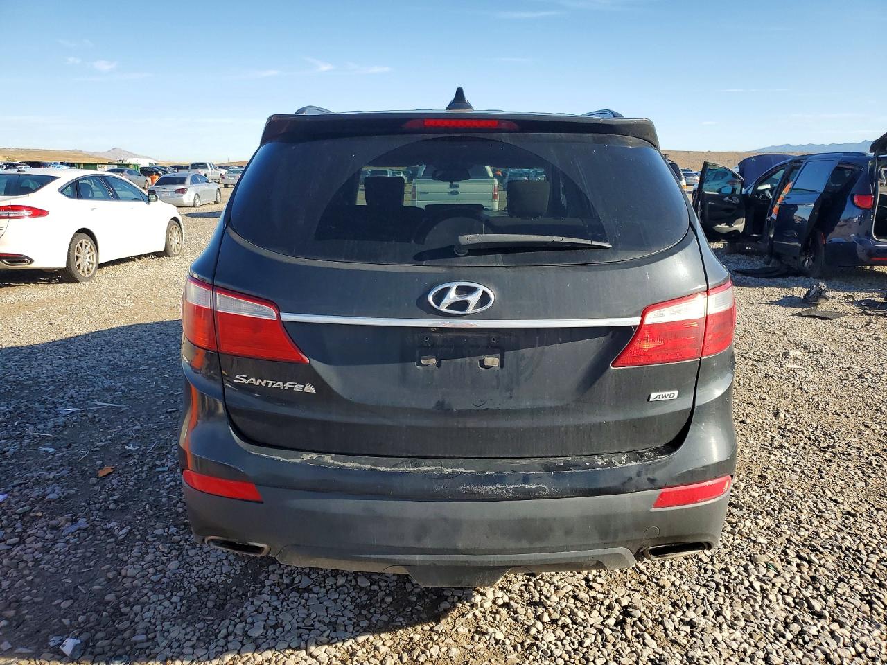 2015 Hyundai Santa Fe Gl Black vin: KM8SMDHFXFU126635