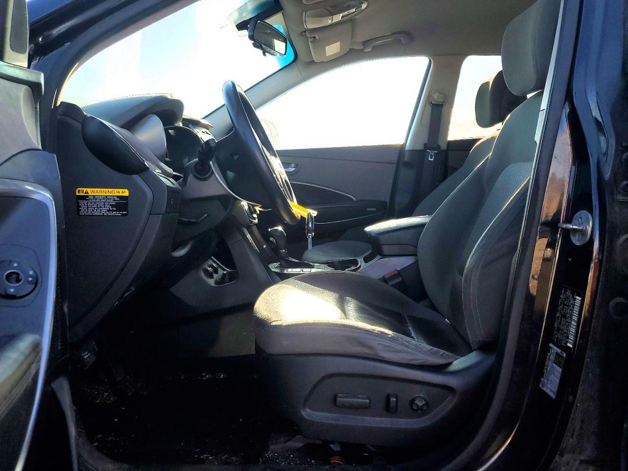 2015 Hyundai Santa Fe Gl Black vin: KM8SMDHFXFU126635