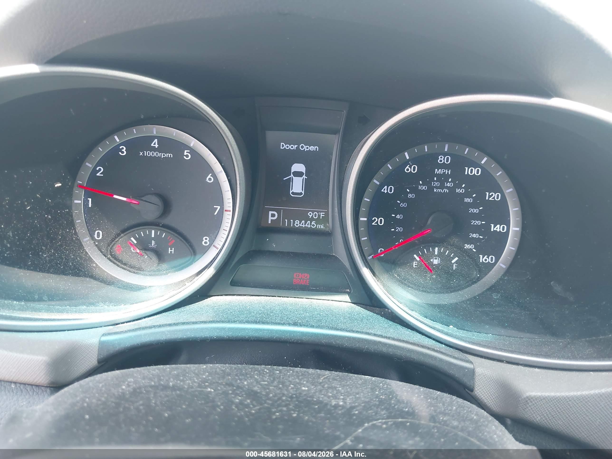2015 Hyundai Santa Fe Gls Белый vin: KM8SMDHFXFU126912