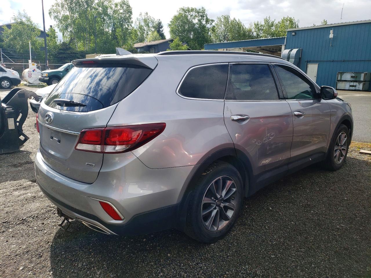 2017 Hyundai Santa Fe Se Gray vin: KM8SMDHFXHU200381