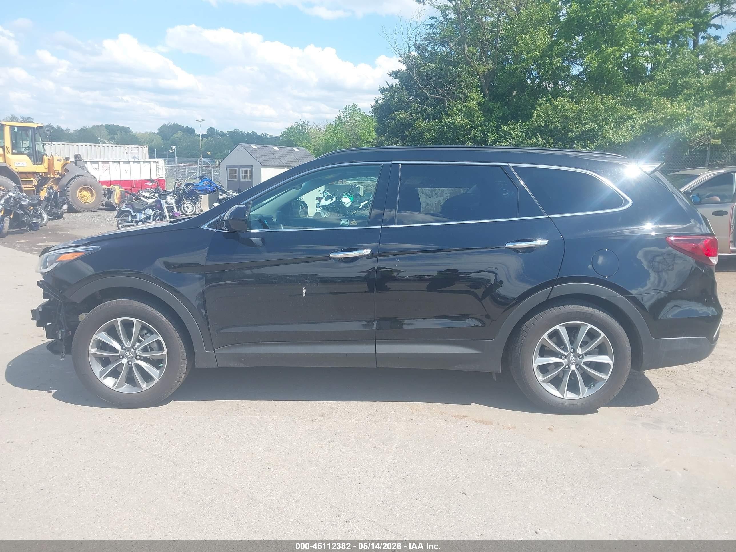 2019 Hyundai Santa Fe Xl Se Black vin: KM8SMDHFXKU304344