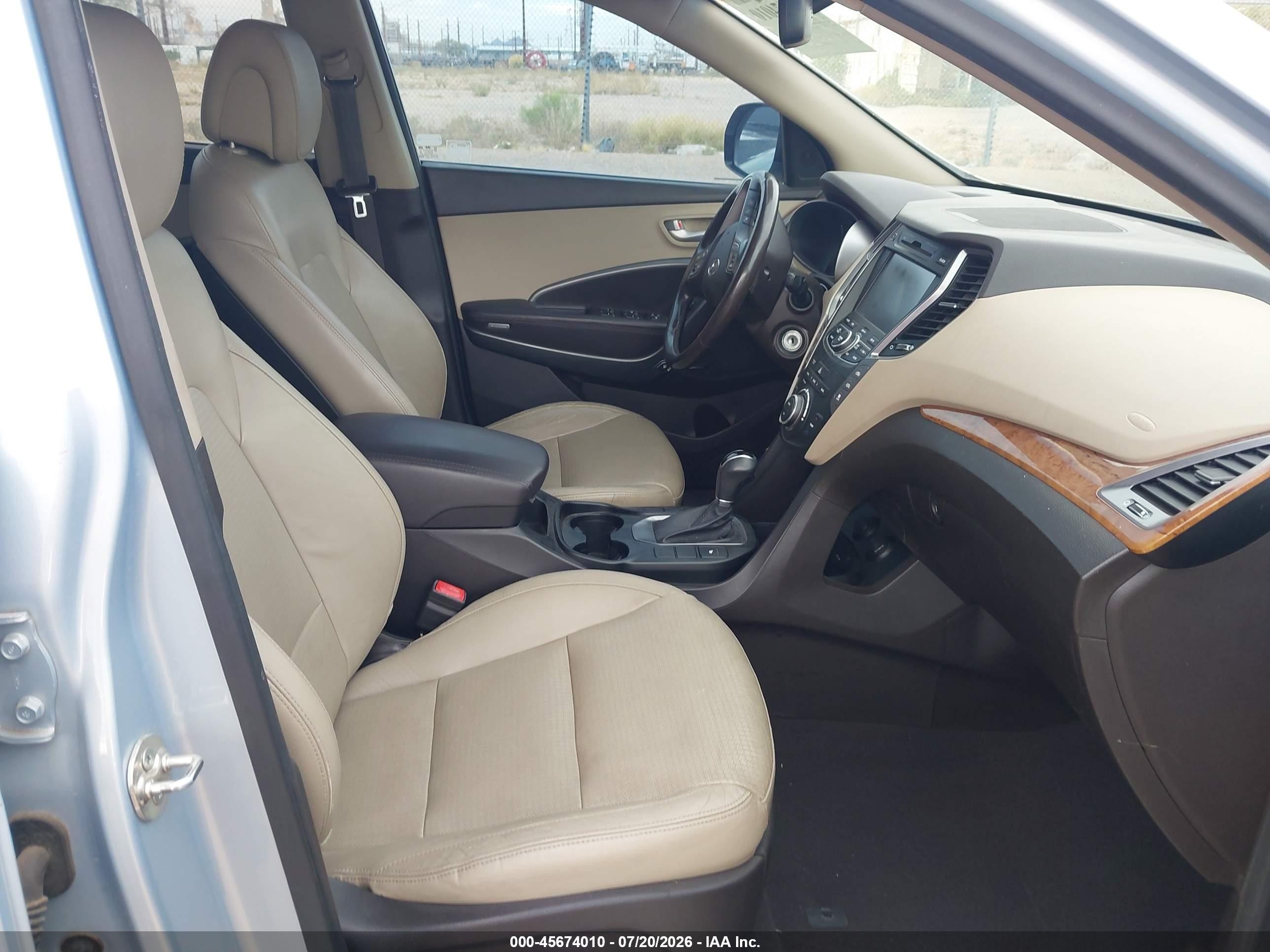 2013 Hyundai Santa Fe Gls Light Blue vin: KM8SN4HF0DU027834