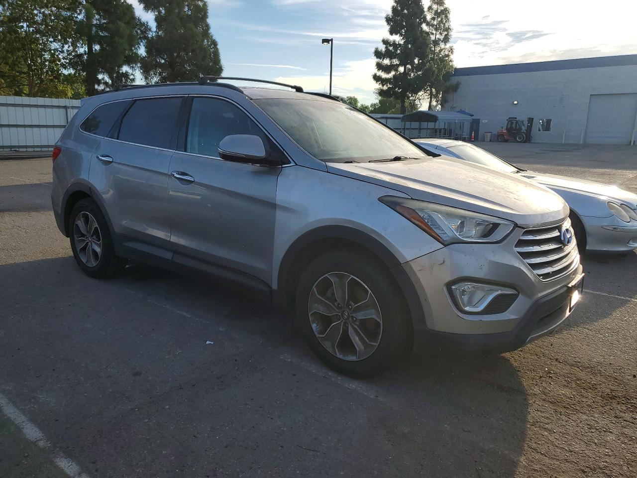 2014 Hyundai Santa Fe Gls Silver vin: KM8SN4HF0EU062536