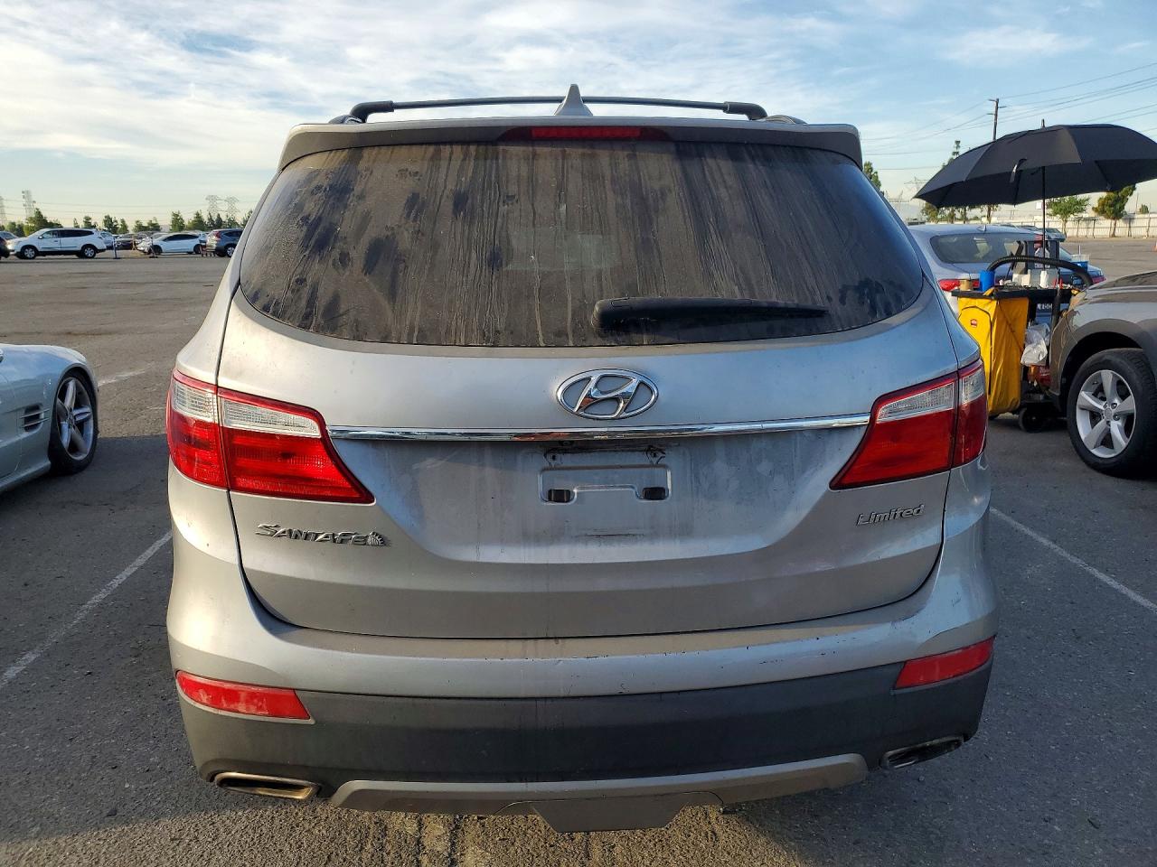2014 Hyundai Santa Fe Gls Silver vin: KM8SN4HF0EU062536