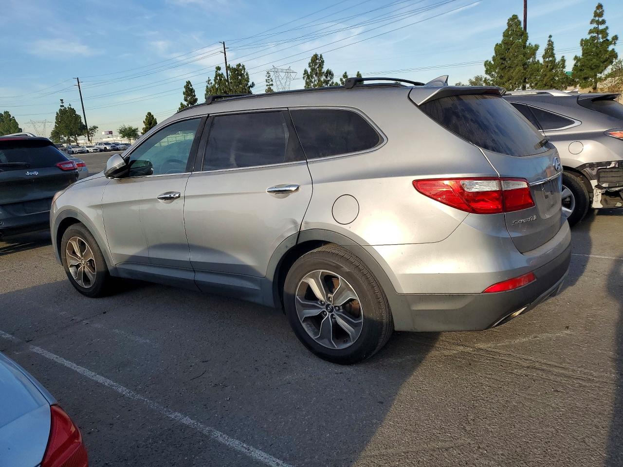 2014 Hyundai Santa Fe Gls Silver vin: KM8SN4HF0EU062536