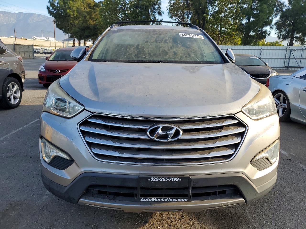 2014 Hyundai Santa Fe Gls Silver vin: KM8SN4HF0EU062536
