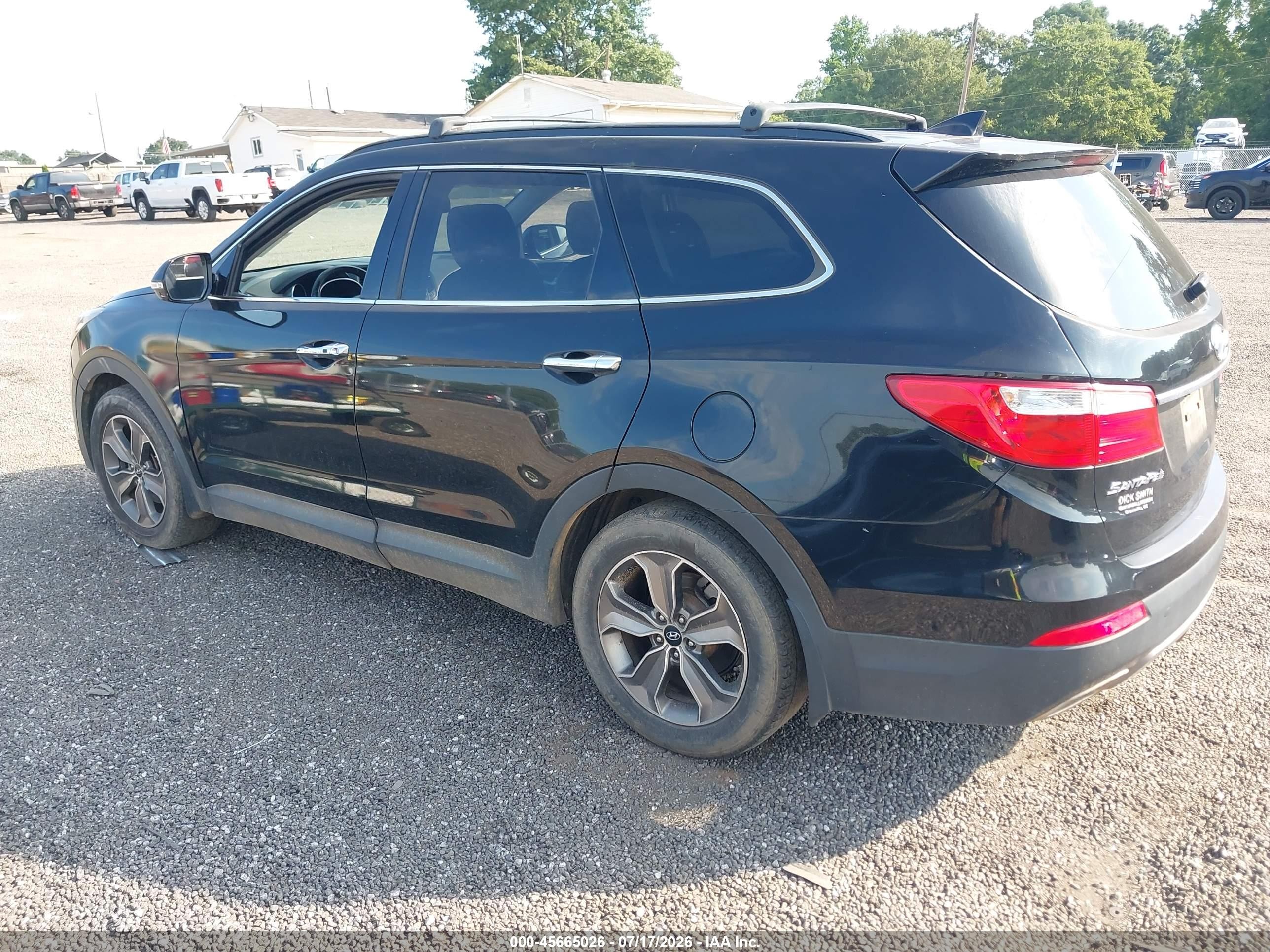 2014 Hyundai Santa Fe Gls Черный vin: KM8SN4HF0EU065517