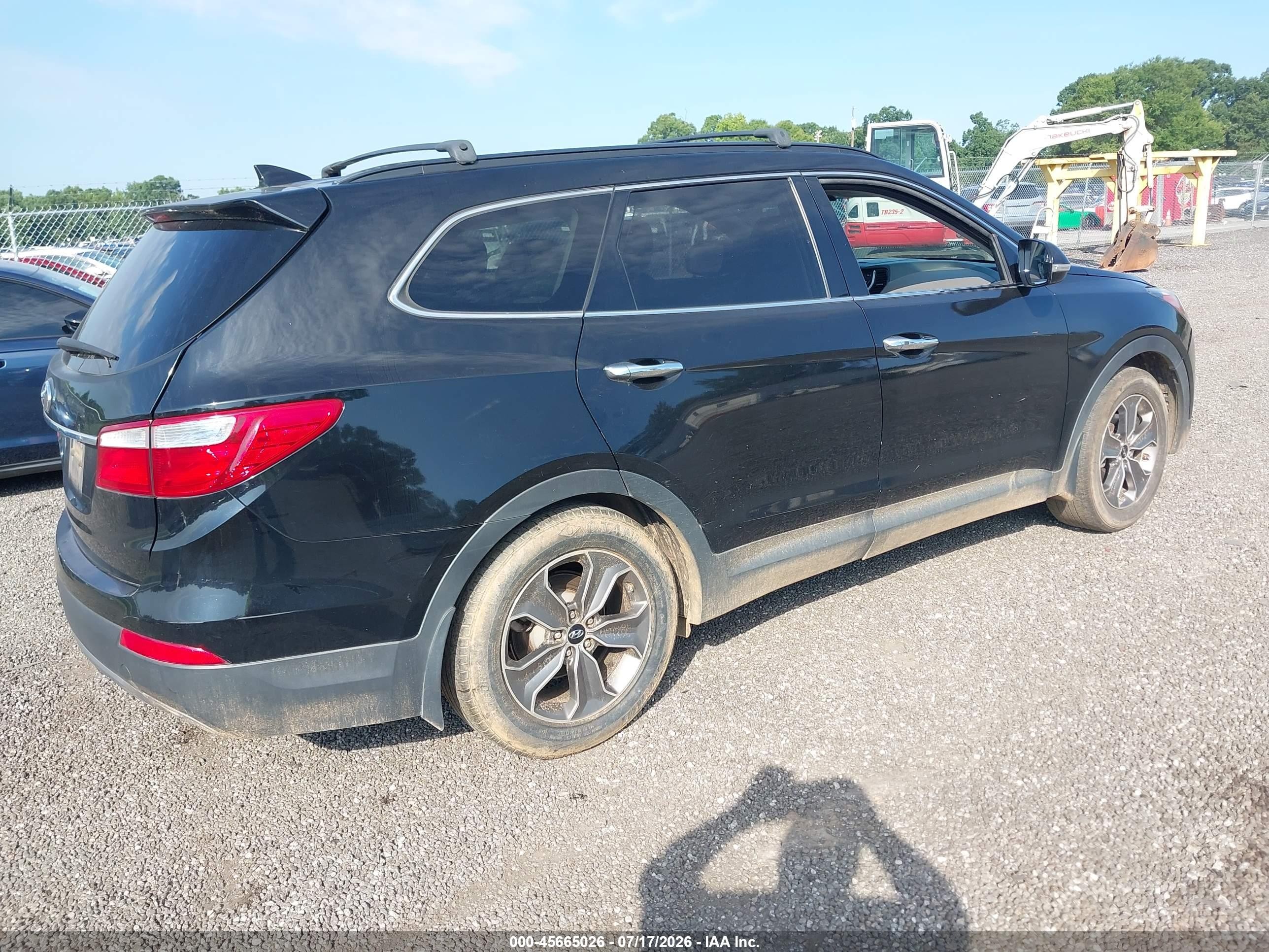 2014 Hyundai Santa Fe Gls Черный vin: KM8SN4HF0EU065517