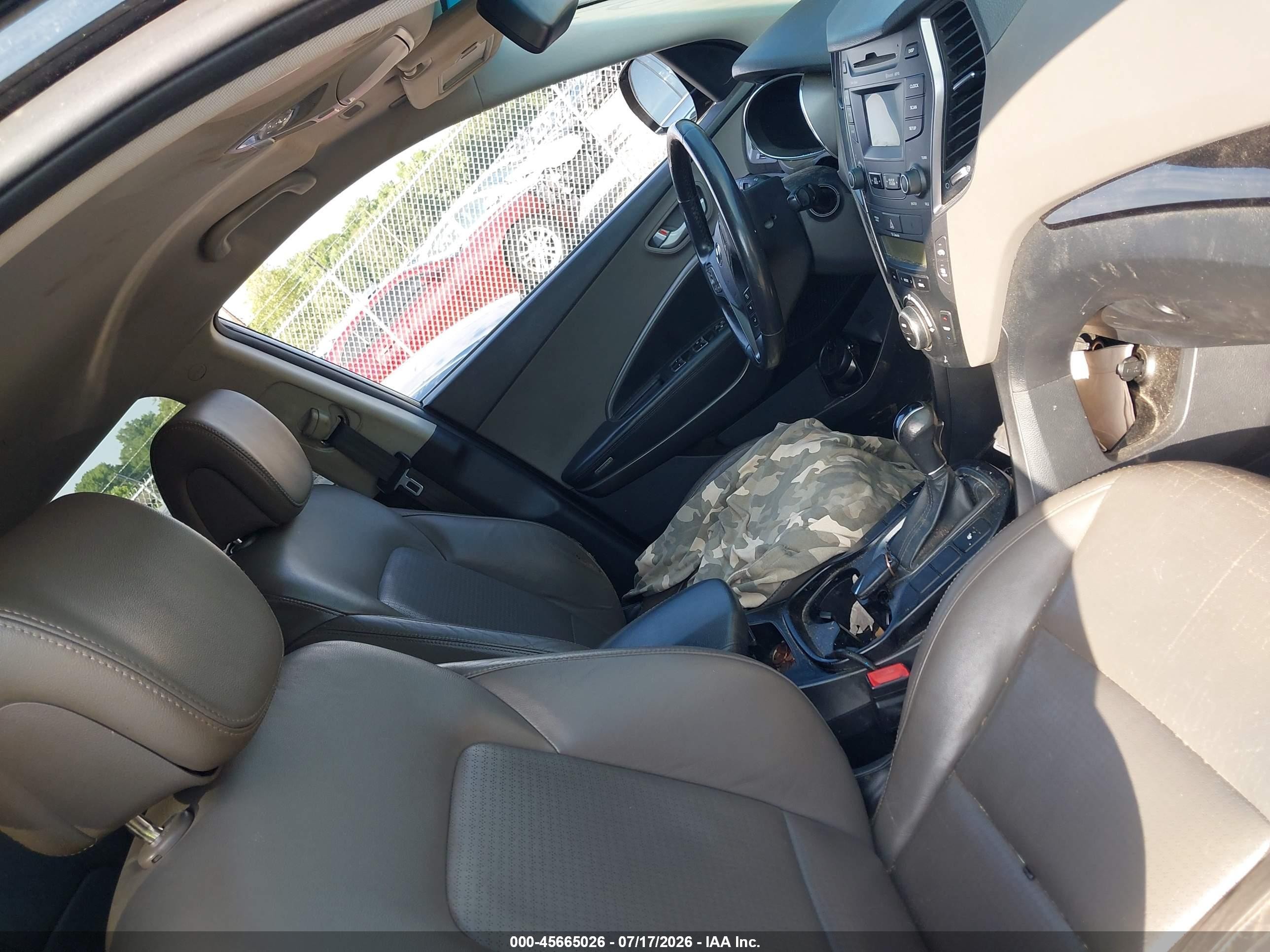 2014 Hyundai Santa Fe Gls Черный vin: KM8SN4HF0EU065517