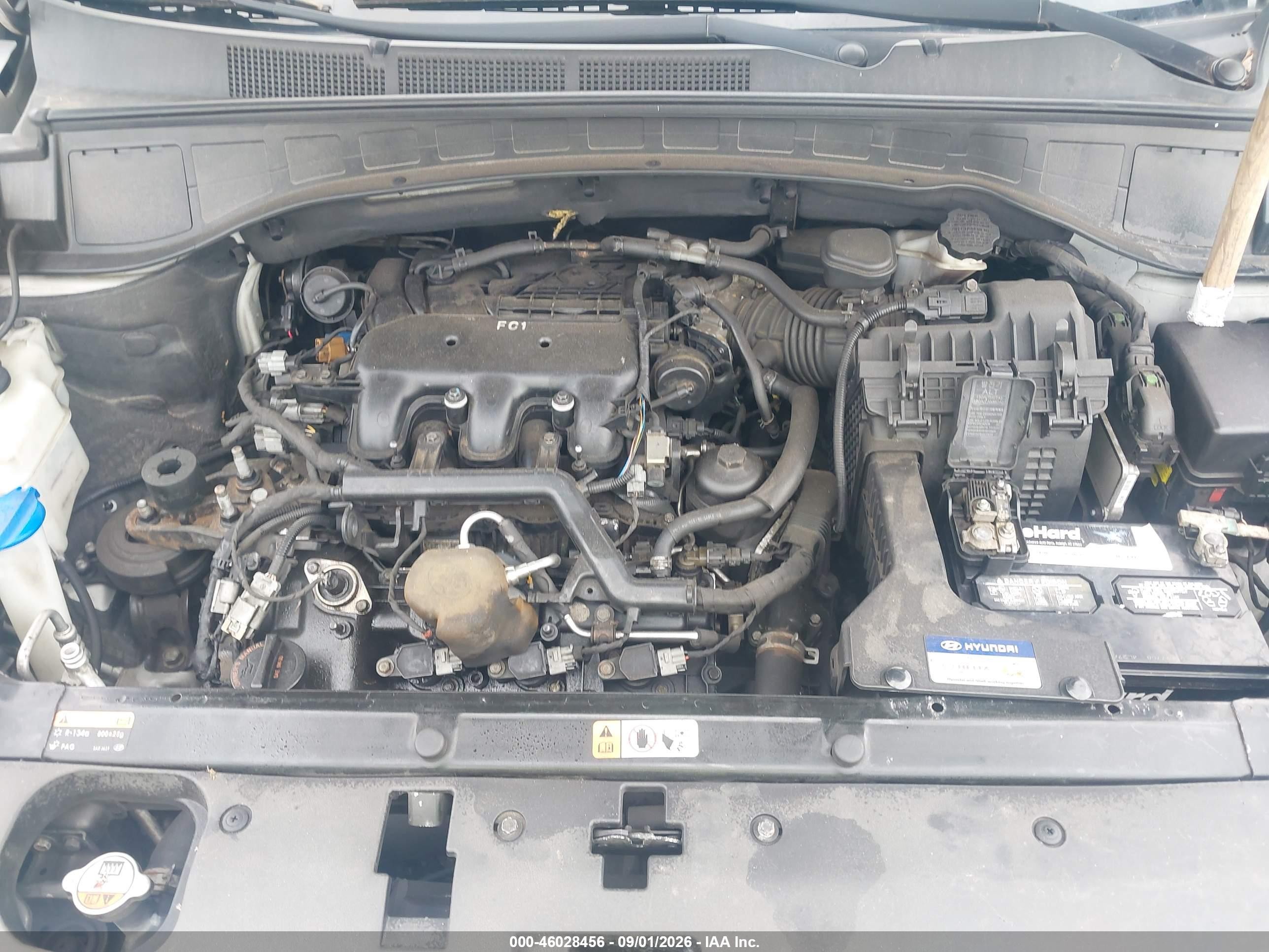 2014 Hyundai Santa Fe Gls Silver vin: KM8SN4HF0EU082365