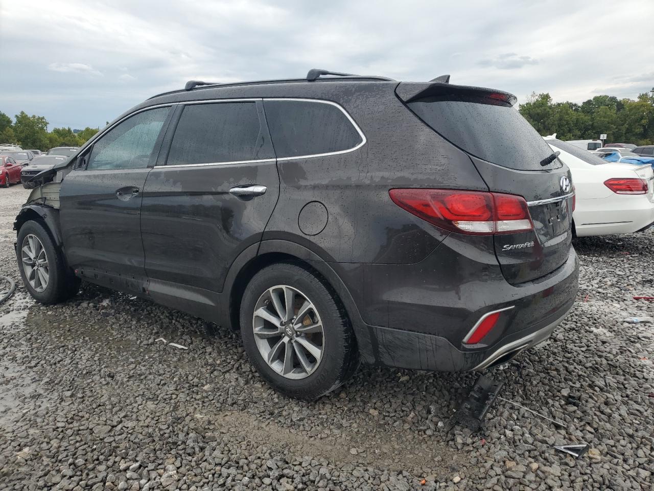 2017 Hyundai Santa Fe Se Угольный vin: KM8SN4HF0HU197147