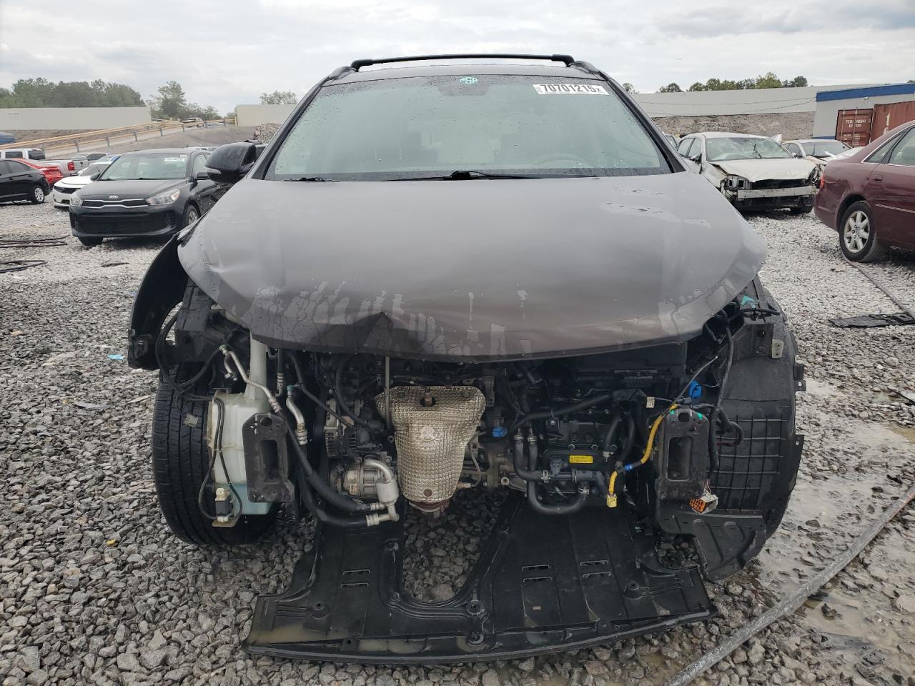 2017 Hyundai Santa Fe Se Угольный vin: KM8SN4HF0HU197147