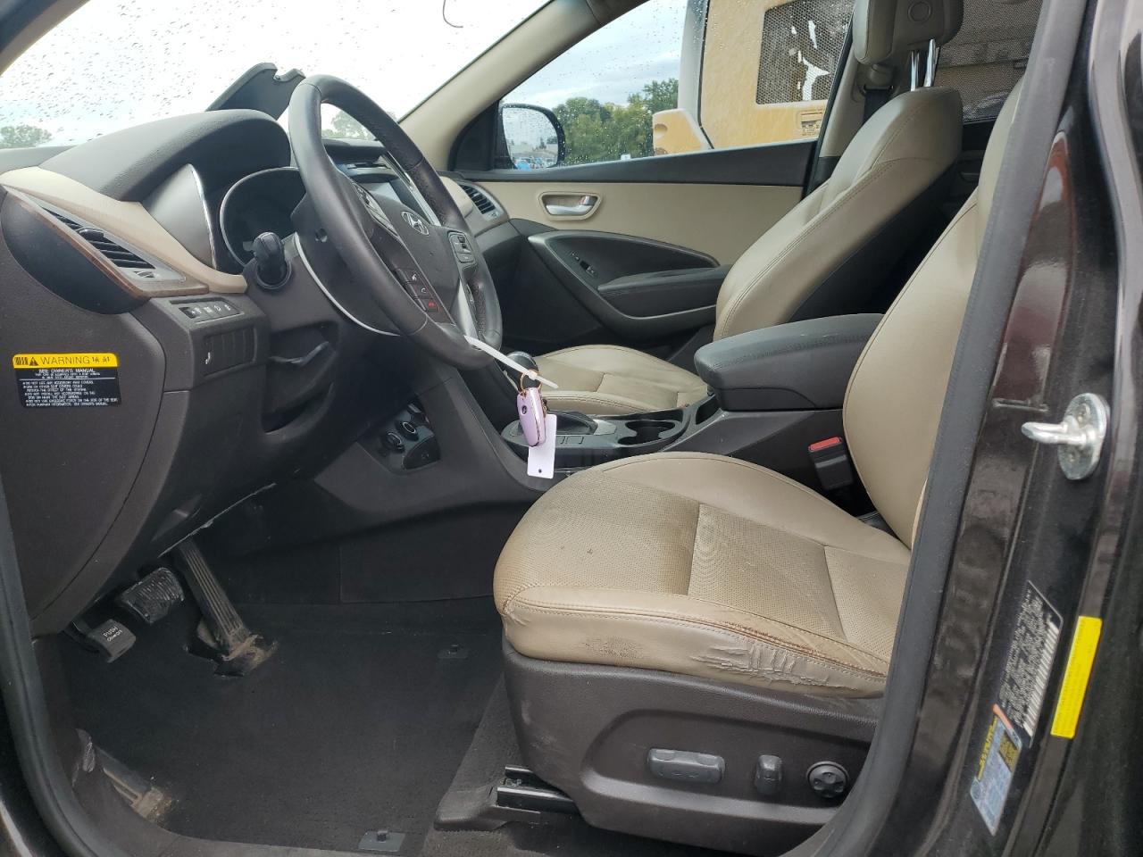 2017 Hyundai Santa Fe Se Угольный vin: KM8SN4HF0HU197147