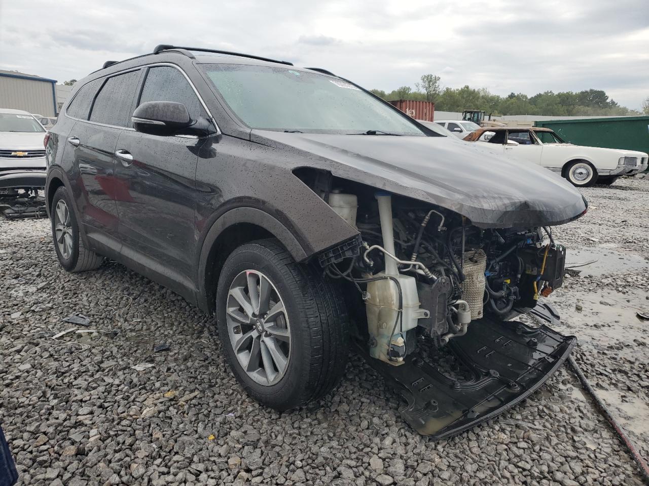 2017 Hyundai Santa Fe Se Угольный vin: KM8SN4HF0HU197147
