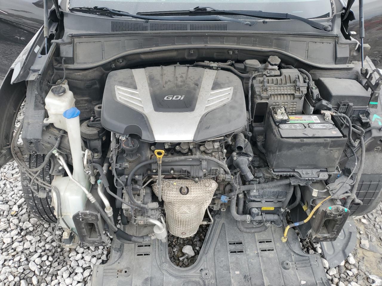 2017 Hyundai Santa Fe Se Угольный vin: KM8SN4HF0HU197147