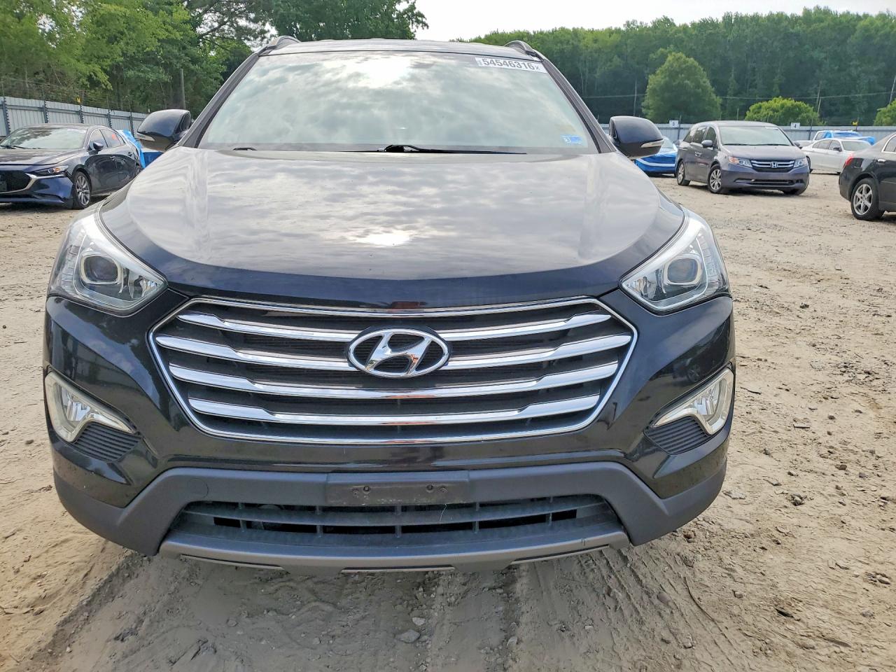 2013 Hyundai Santa Fe Gls Black vin: KM8SN4HF1DU018463