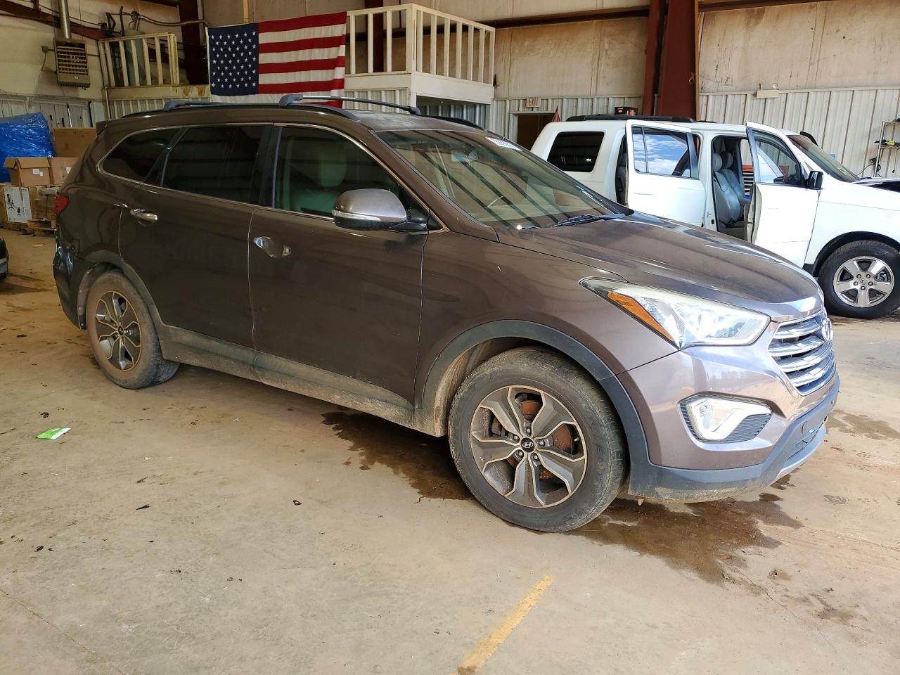 2013 Hyundai Santa Fe Gls Brown vin: KM8SN4HF1DU027809