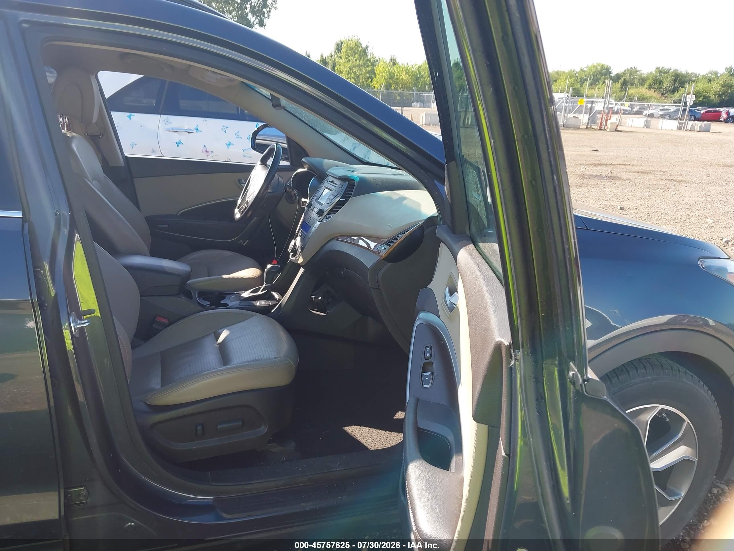2014 Hyundai Santa Fe Gls Dark Blue vin: KM8SN4HF1EU059368