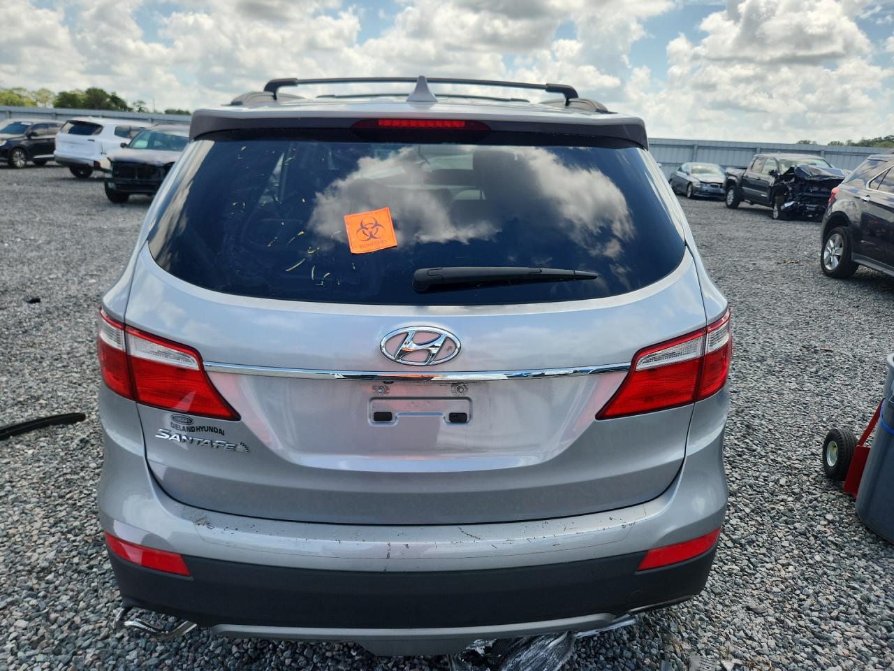 2015 Hyundai Santa Fe Gls Silver vin: KM8SN4HF1FU102740